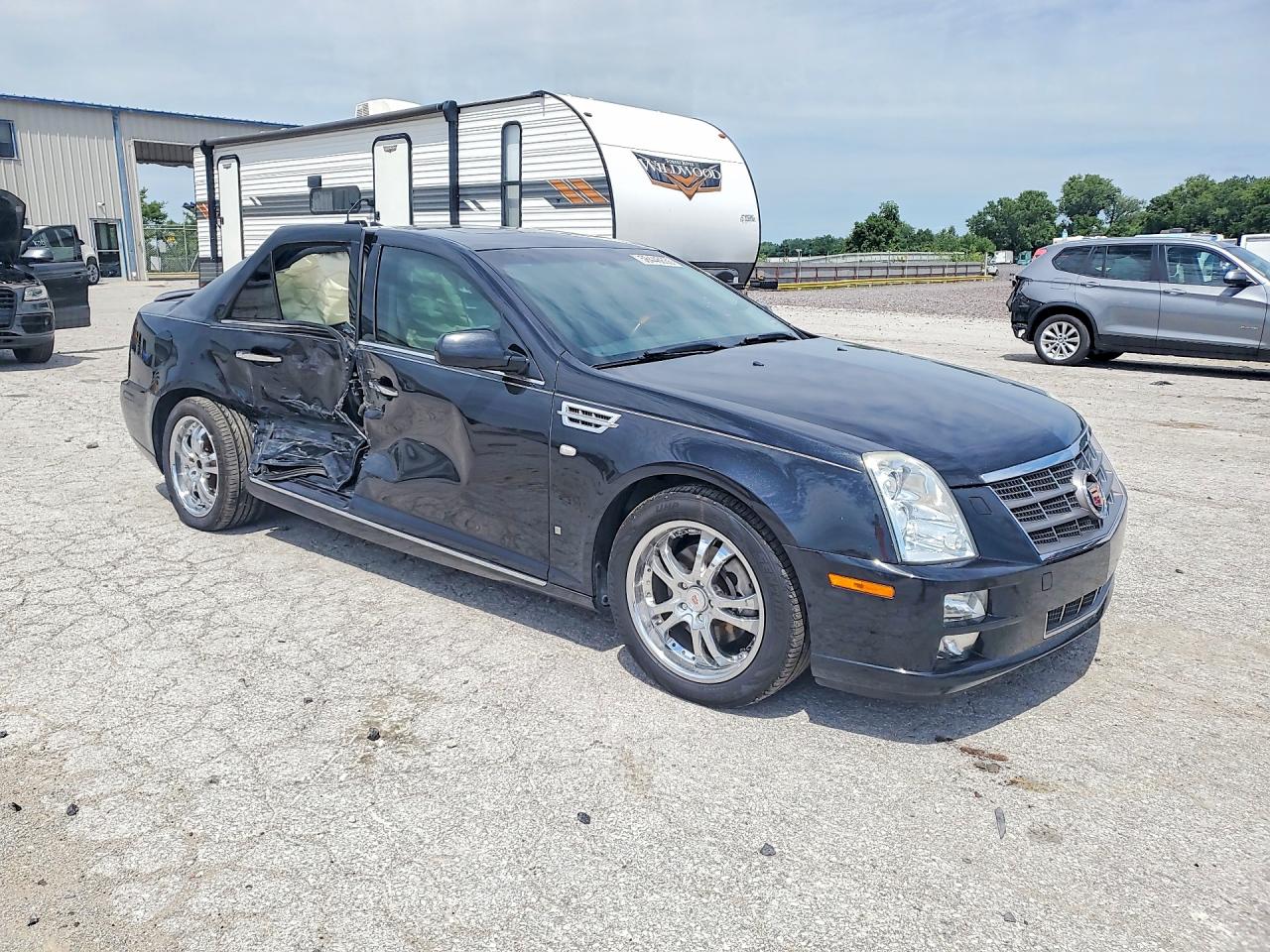 2009 Cadillac Sts Black vin: 1G6DD67V390142238