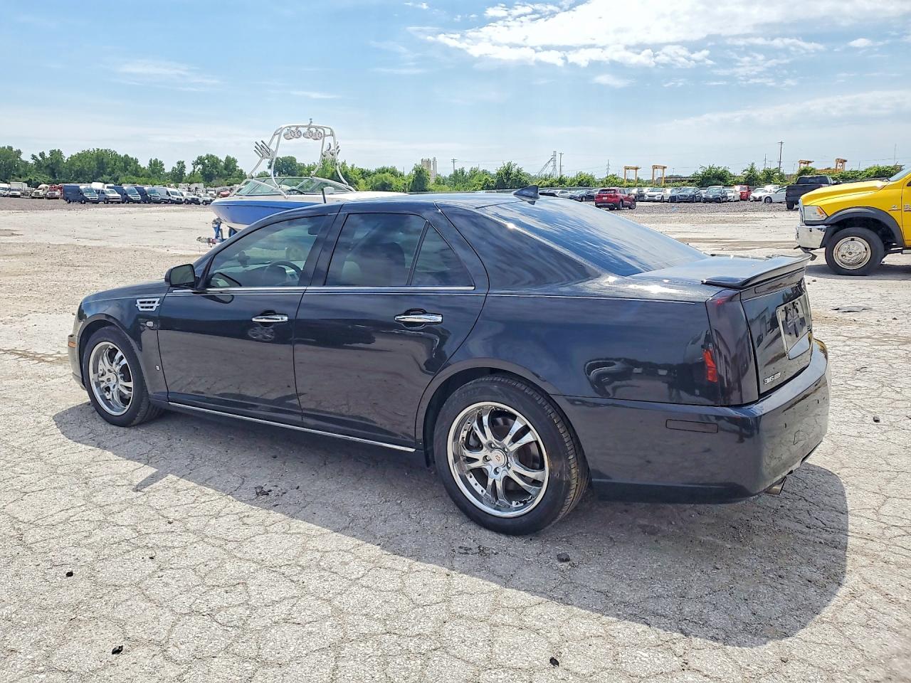 2009 Cadillac Sts Black vin: 1G6DD67V390142238