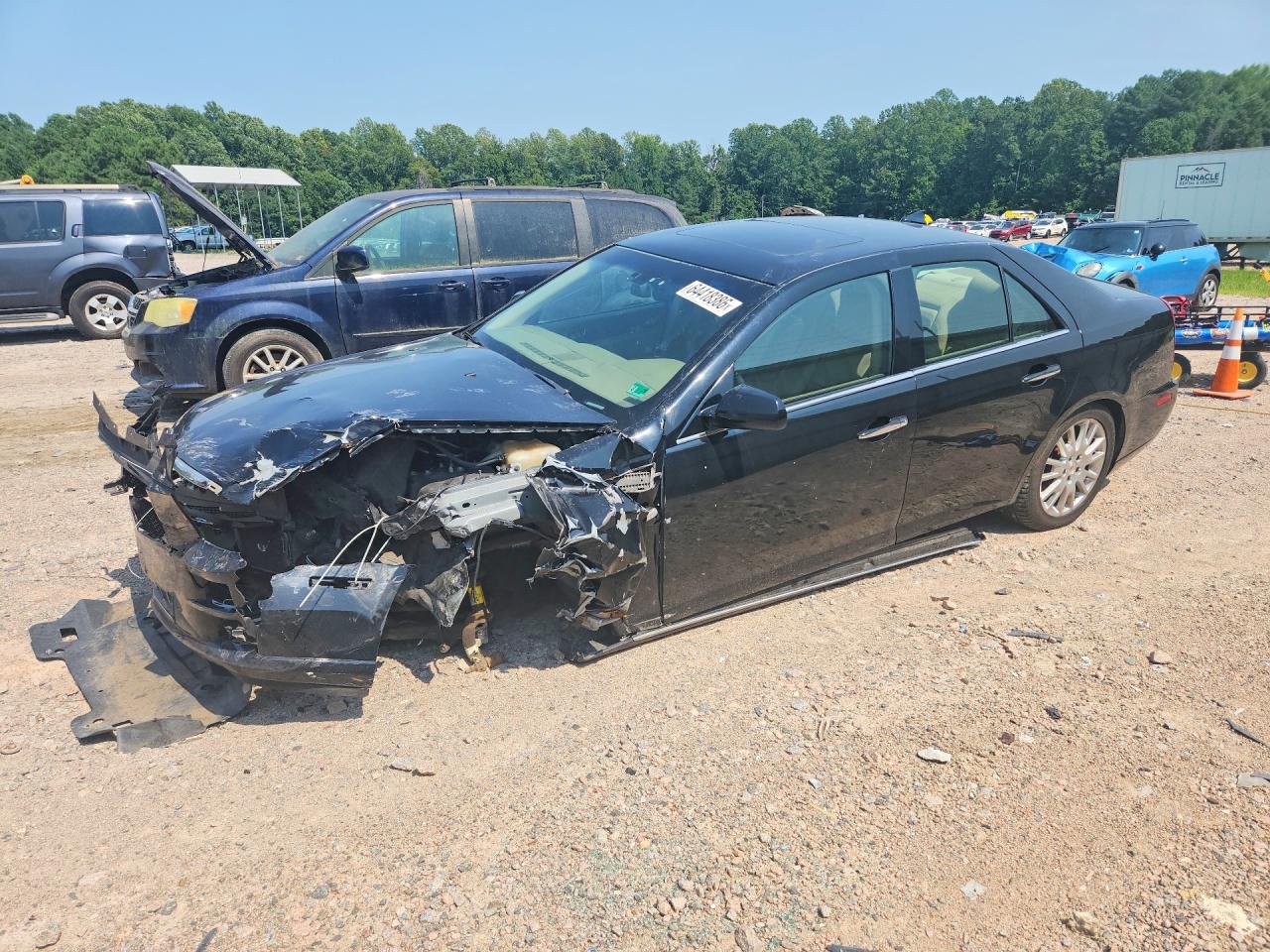 2009 Cadillac Sts Black vin: 1G6DD67V890167068