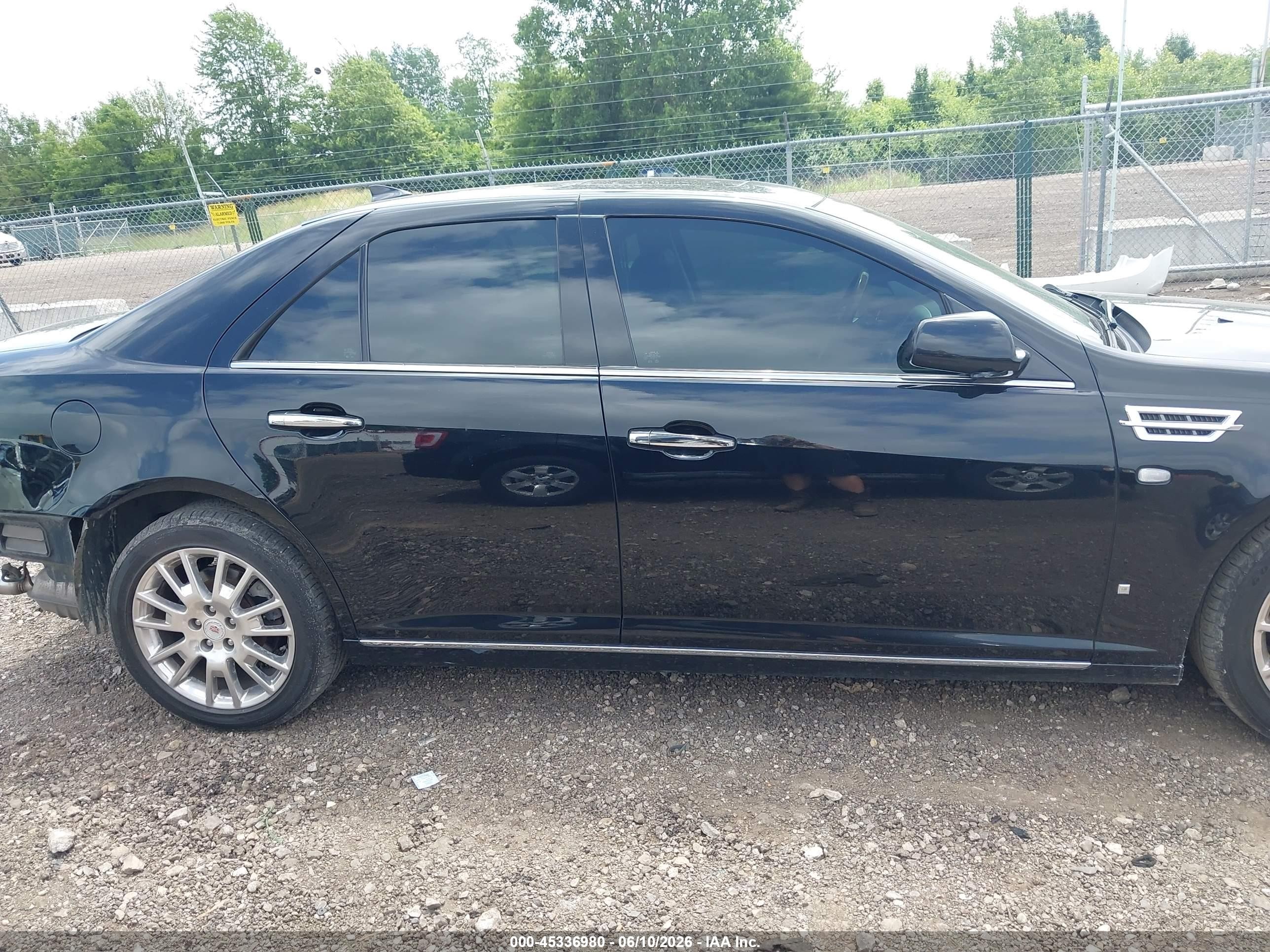 2009 Cadillac Sts V6 Black vin: 1G6DD67V990133639