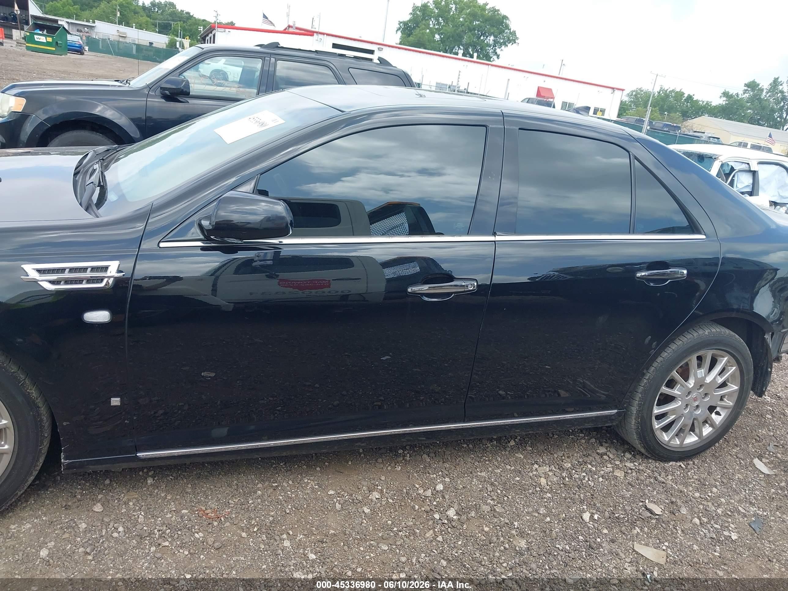 2009 Cadillac Sts V6 Black vin: 1G6DD67V990133639