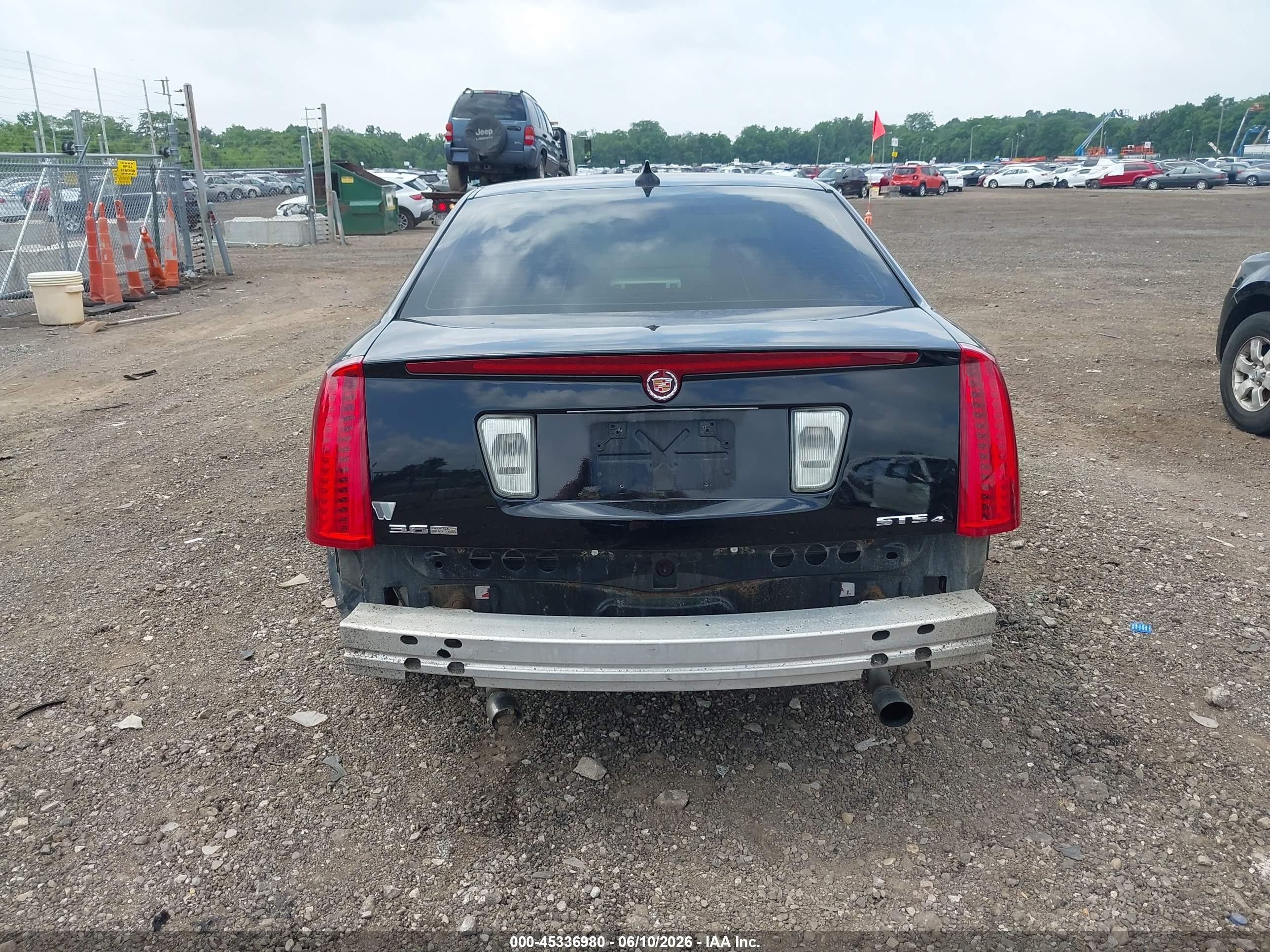 2009 Cadillac Sts V6 Black vin: 1G6DD67V990133639