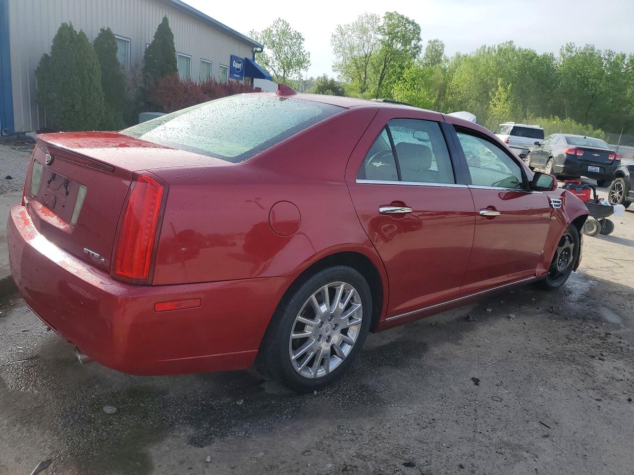 2009 Cadillac Sts Красный vin: 1G6DD67VX90168285