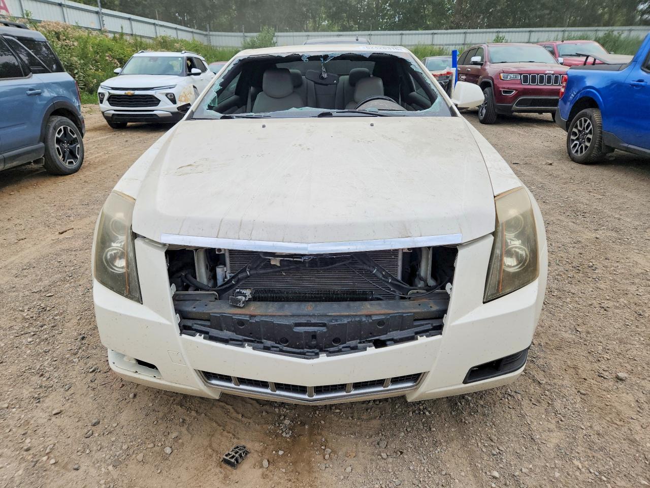 2014 Cadillac Cts White vin: 1G6DE1E34E0157357