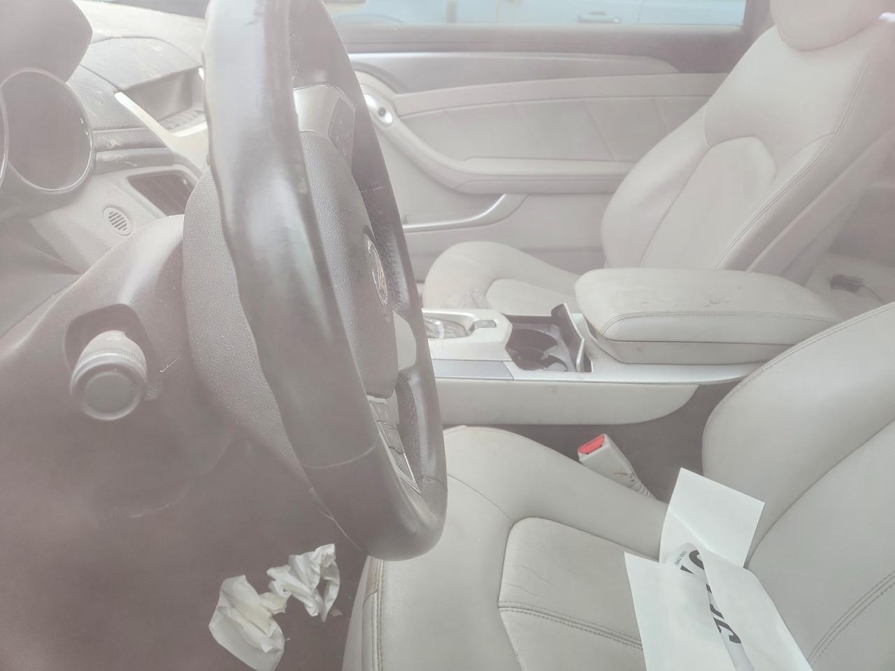 2014 Cadillac Cts White vin: 1G6DE1E34E0157357