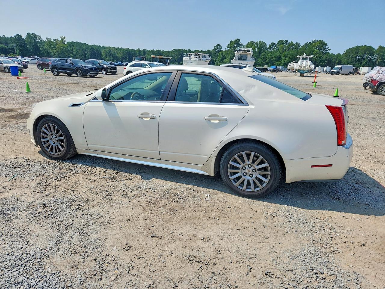 2012 Cadillac Cts Luxury Collection White vin: 1G6DE5E50C0100918