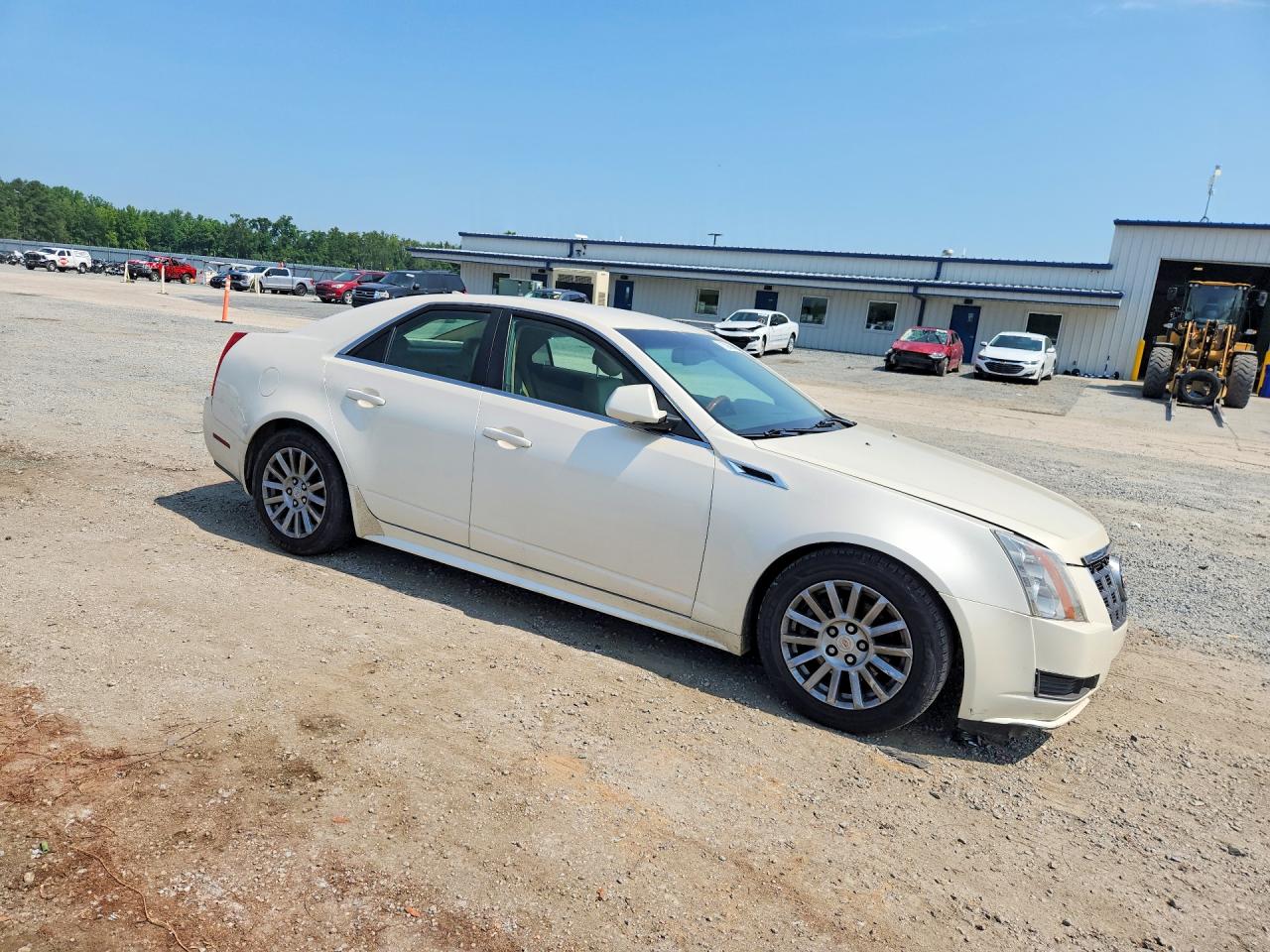 2012 Cadillac Cts Luxury Collection White vin: 1G6DE5E50C0100918