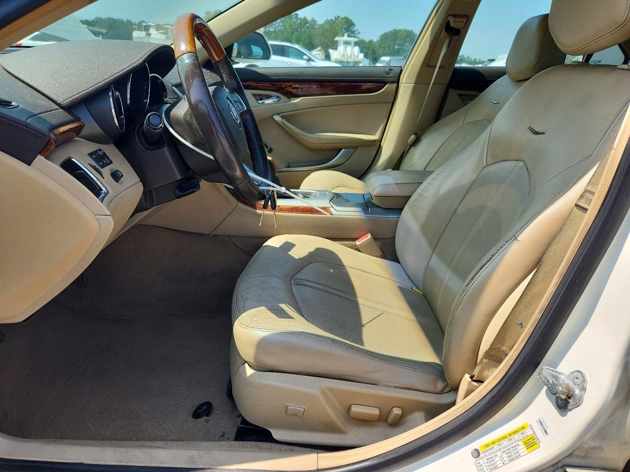 2012 Cadillac Cts Luxury Collection White vin: 1G6DE5E50C0100918