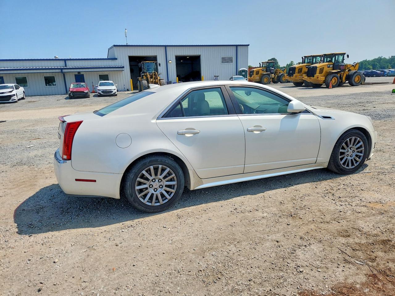 2012 Cadillac Cts Luxury Collection White vin: 1G6DE5E50C0100918