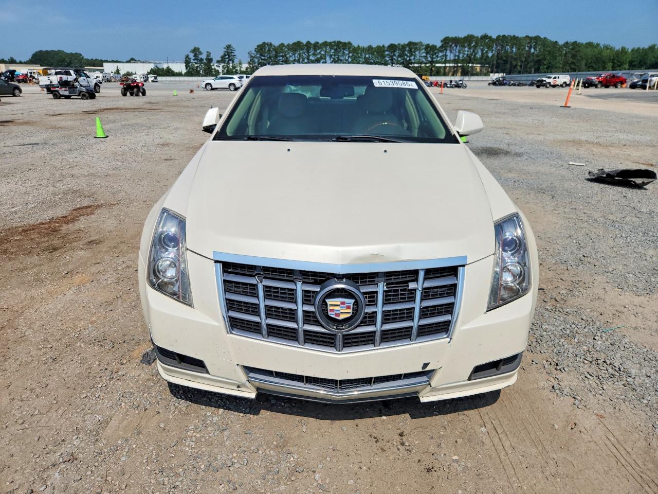 2012 Cadillac Cts Luxury Collection White vin: 1G6DE5E50C0100918