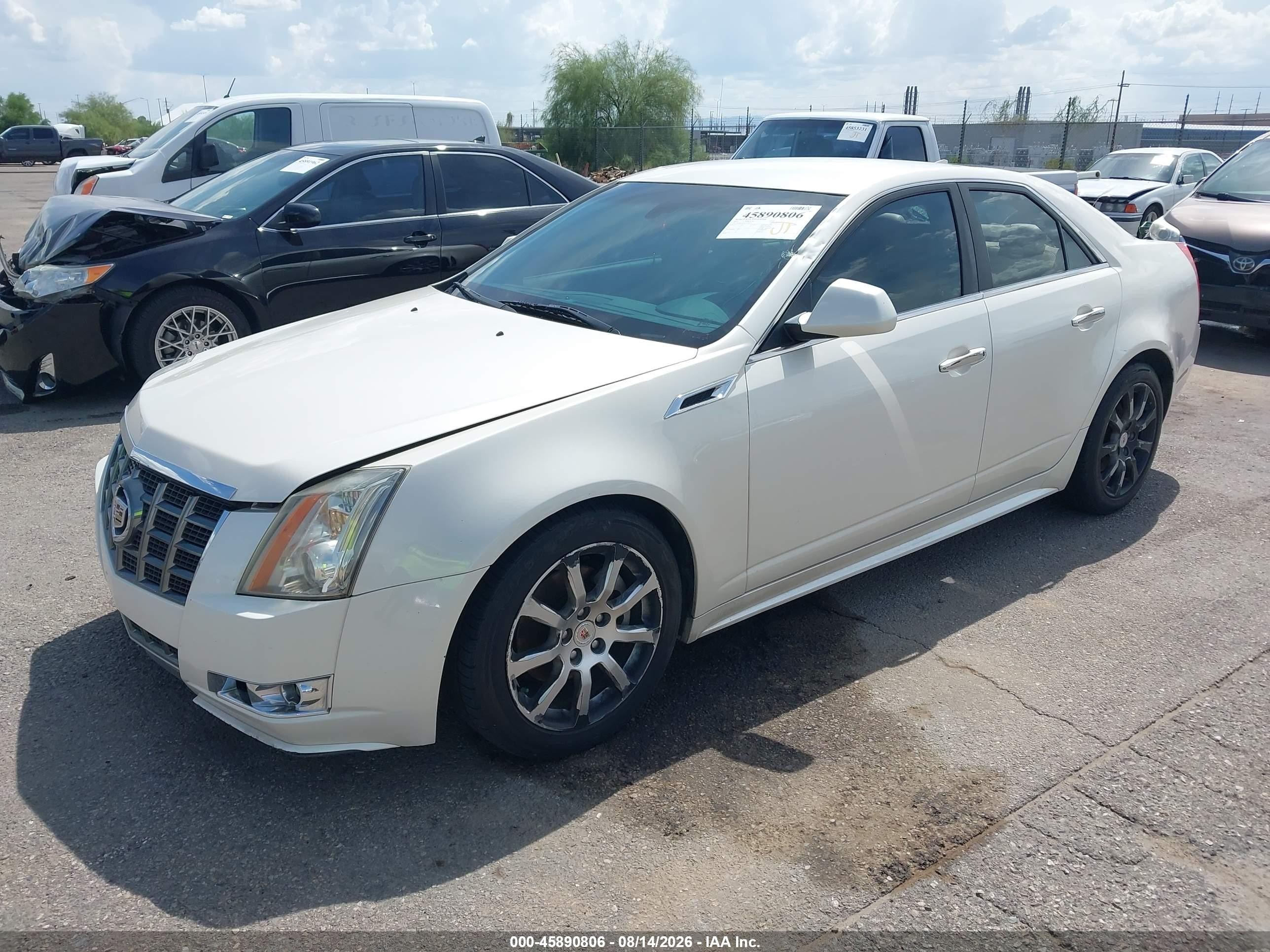 2012 Cadillac Cts Luxury Cream vin: 1G6DE5E50C0130551