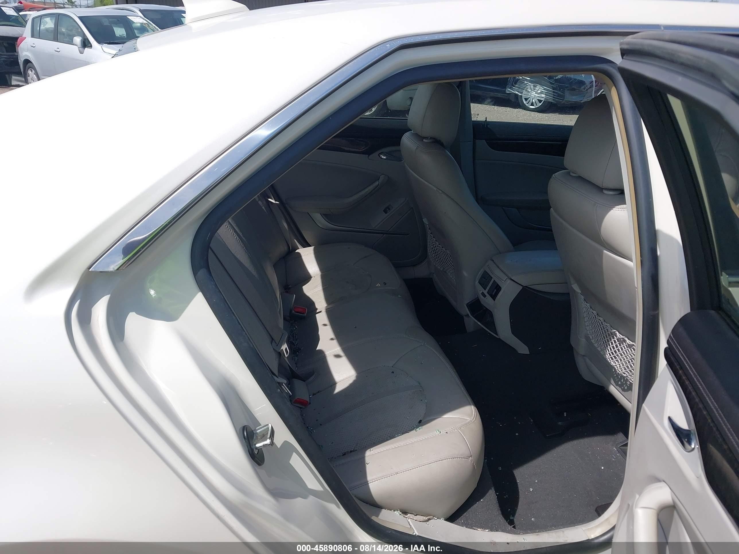 2012 Cadillac Cts Luxury Cream vin: 1G6DE5E50C0130551