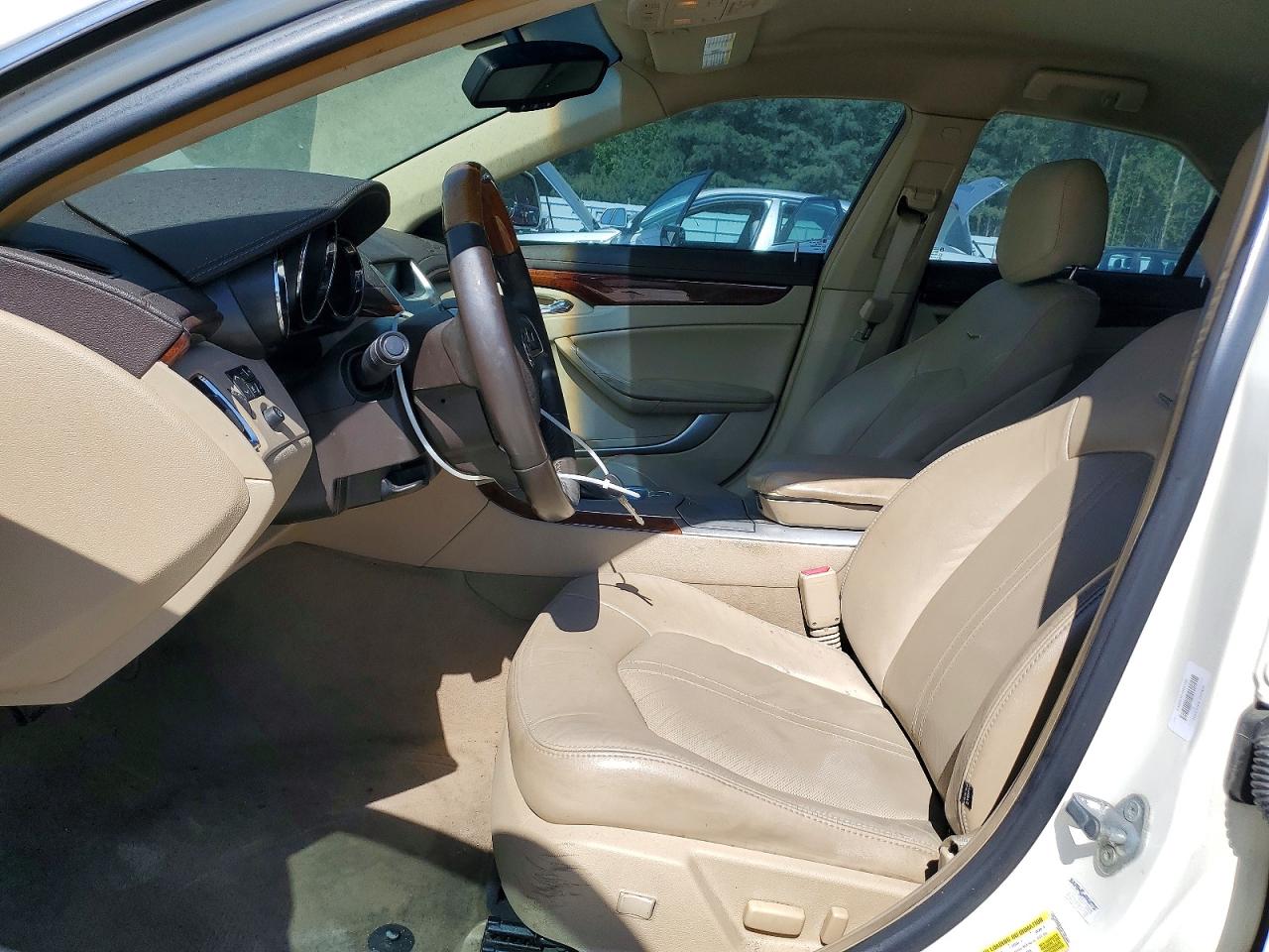 2012 Cadillac Cts Luxury Collection White vin: 1G6DE5E52C0102444
