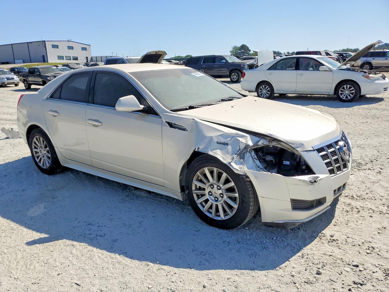 2012 Cadillac Cts Luxury Collection White vin: 1G6DE5E52C0102444