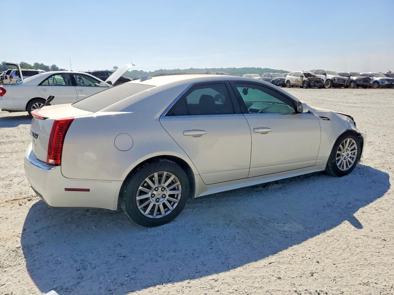 2012 Cadillac Cts Luxury Collection White vin: 1G6DE5E52C0102444