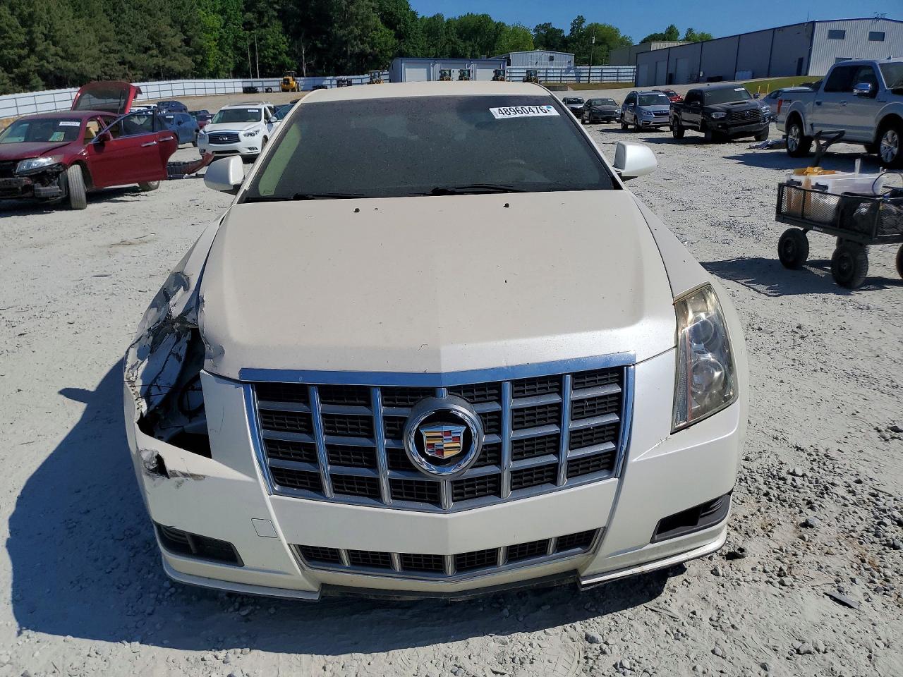 2012 Cadillac Cts Luxury Collection White vin: 1G6DE5E52C0102444