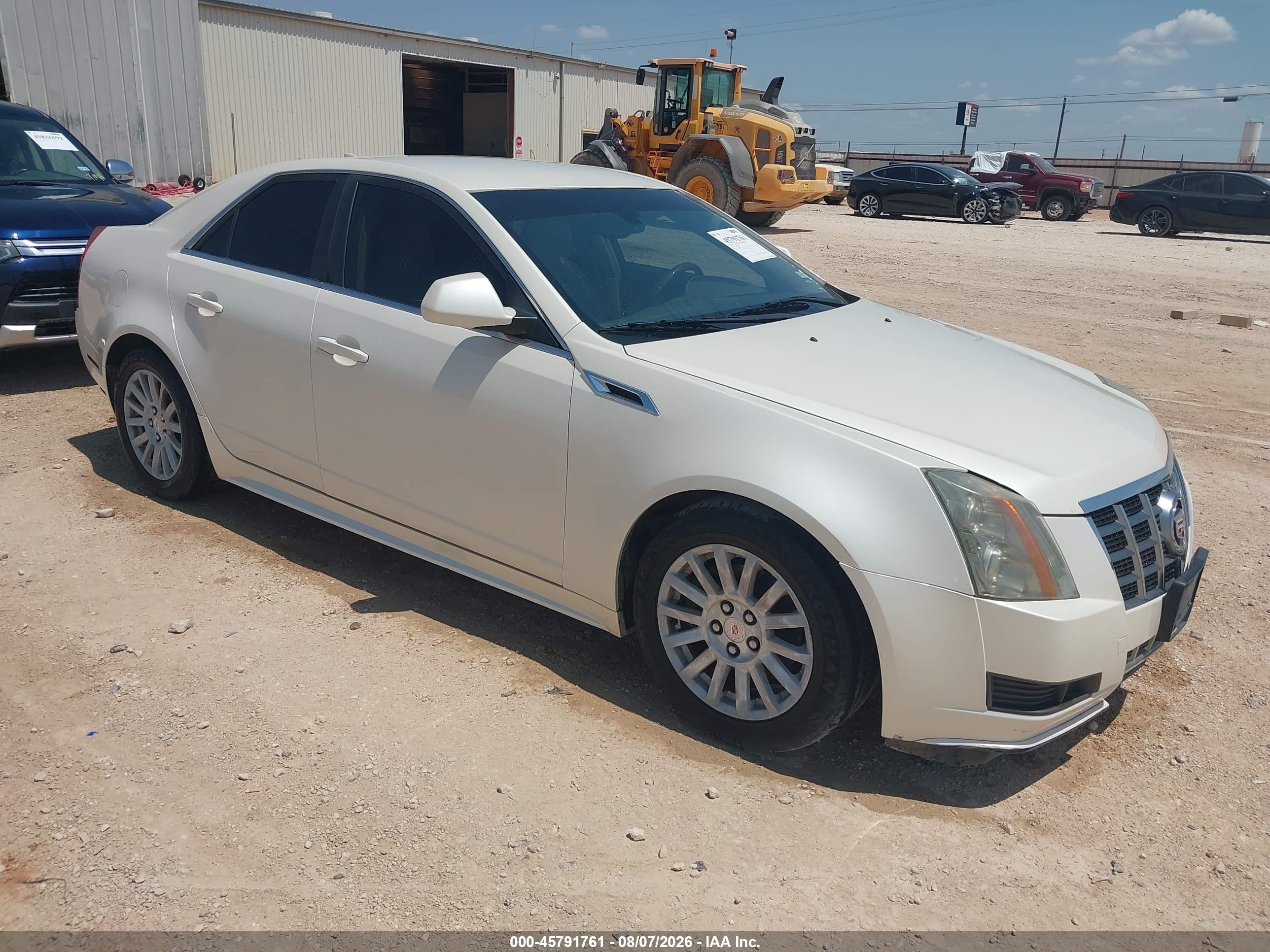 2012 Cadillac Cts Luxury Белый vin: 1G6DE5E52C0148789