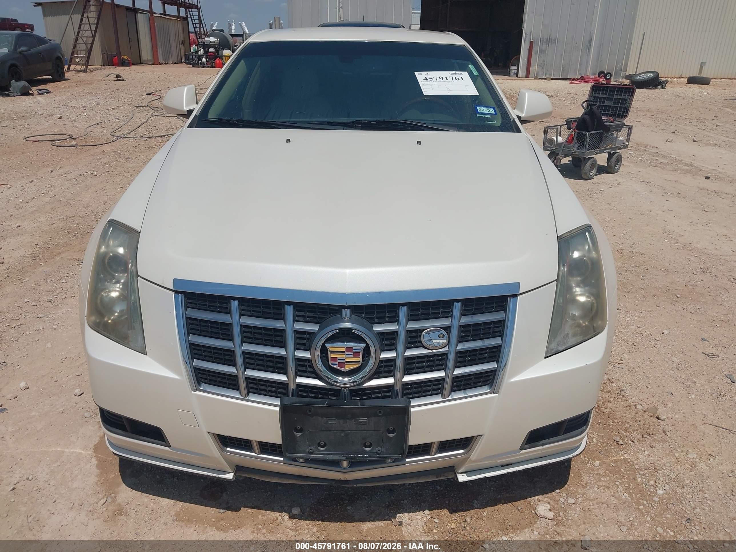 2012 Cadillac Cts Luxury Белый vin: 1G6DE5E52C0148789