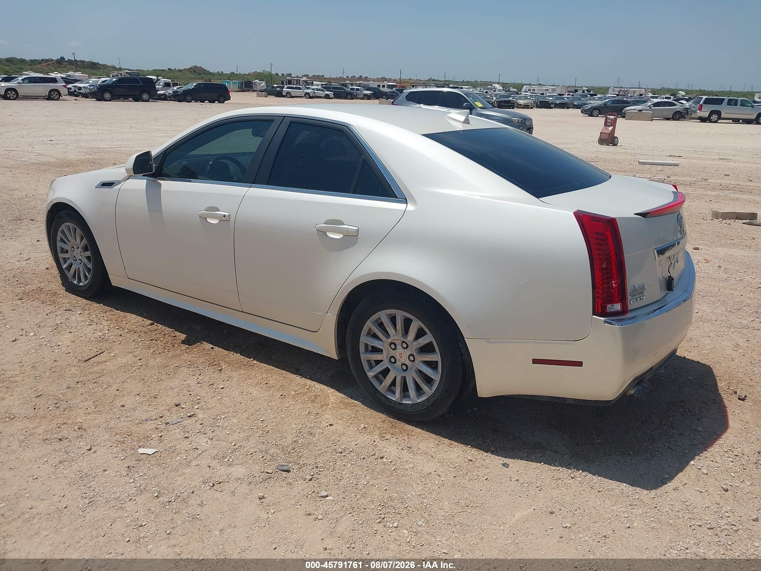 2012 Cadillac Cts Luxury Белый vin: 1G6DE5E52C0148789