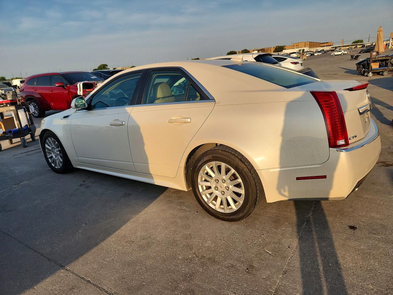 2013 Cadillac Cts Luxury Collection White vin: 1G6DE5E52D0105488