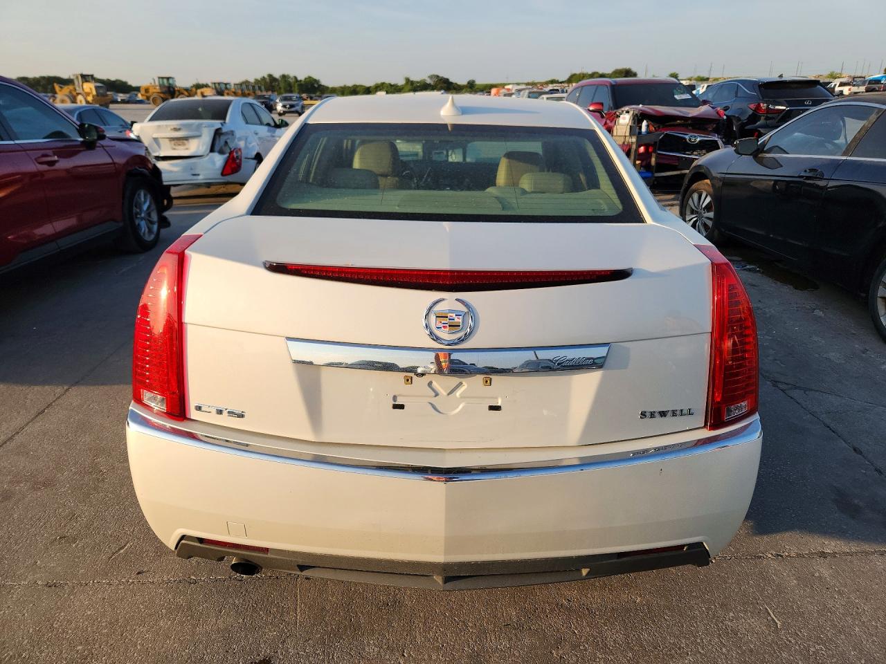 2013 Cadillac Cts Luxury Collection White vin: 1G6DE5E52D0105488