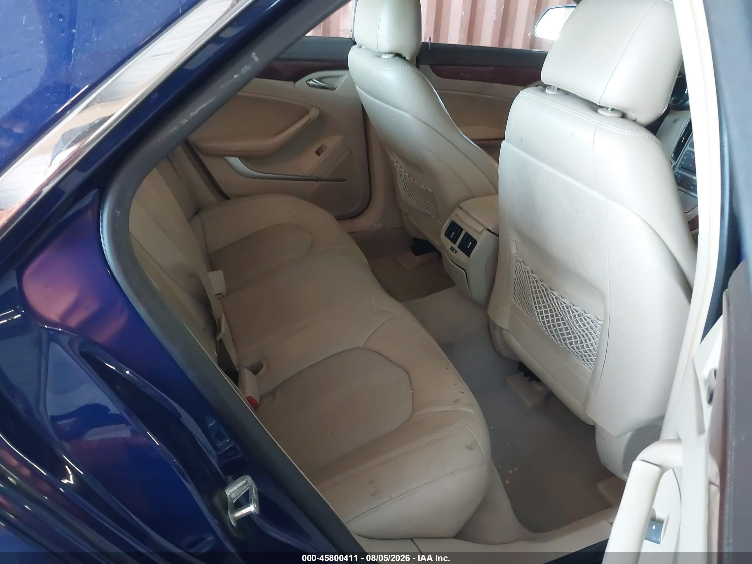 2012 Cadillac Cts Luxury Blue vin: 1G6DE5E53C0150390