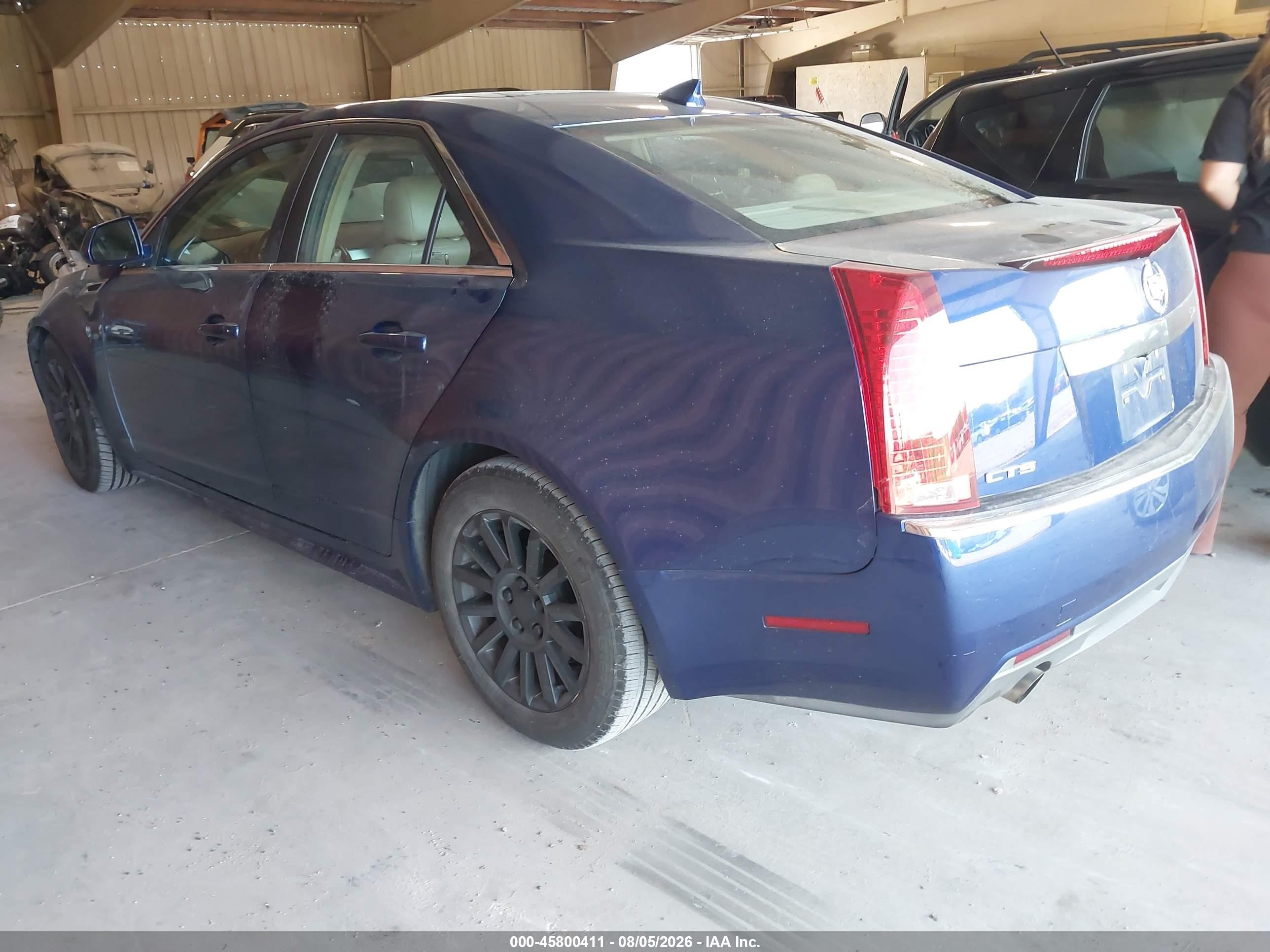 2012 Cadillac Cts Luxury Blue vin: 1G6DE5E53C0150390