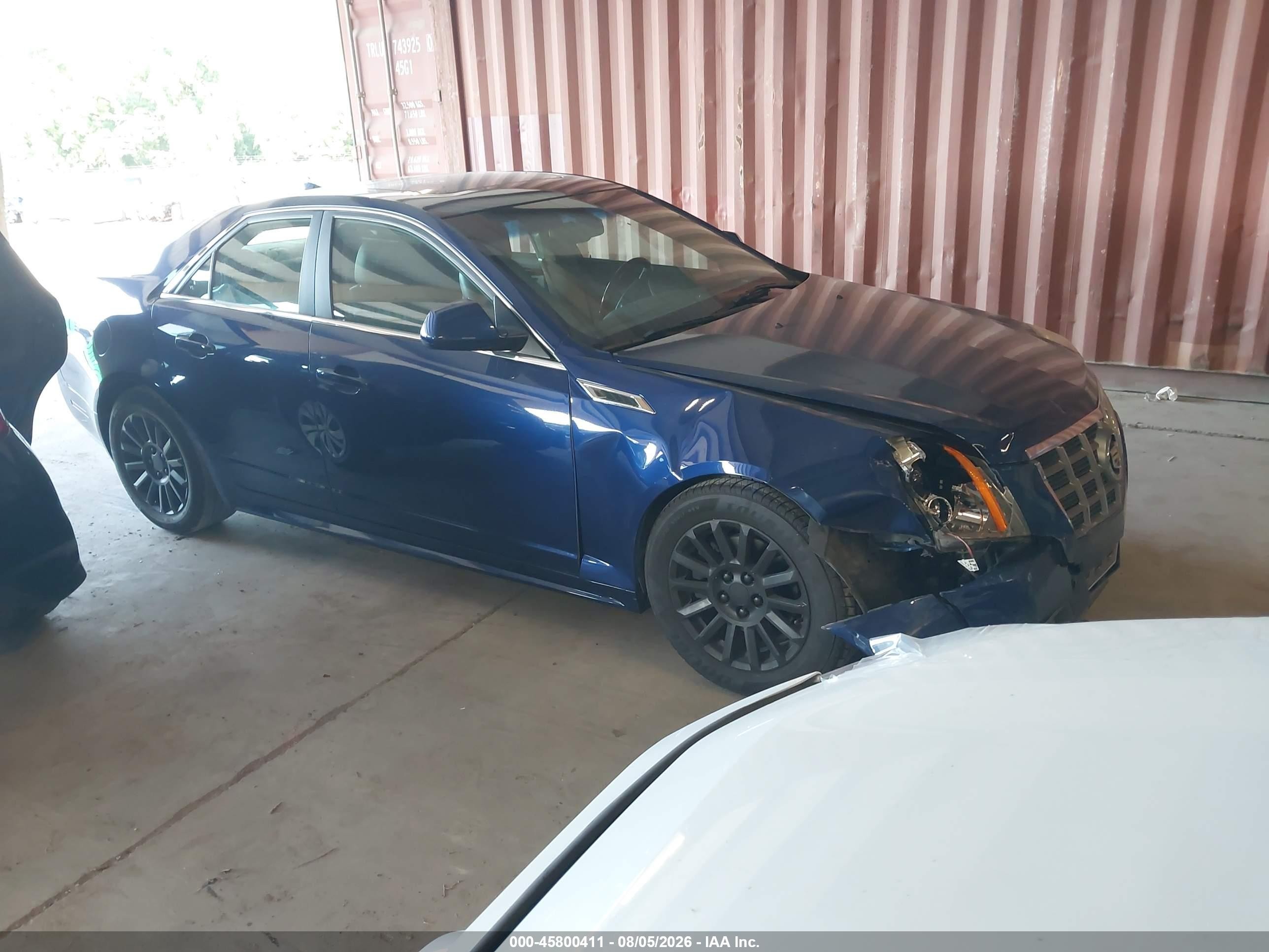 2012 Cadillac Cts Luxury Blue vin: 1G6DE5E53C0150390
