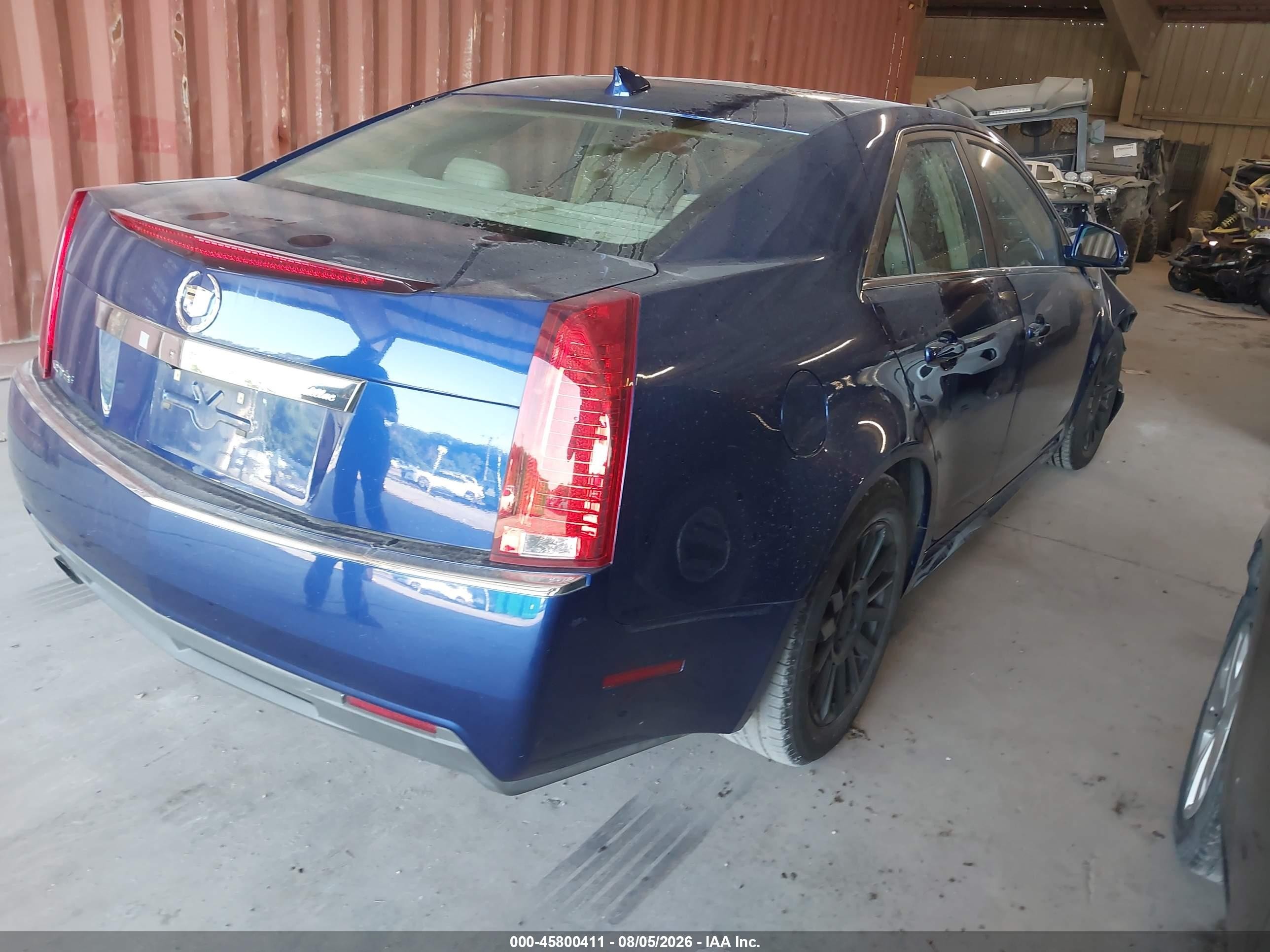 2012 Cadillac Cts Luxury Blue vin: 1G6DE5E53C0150390