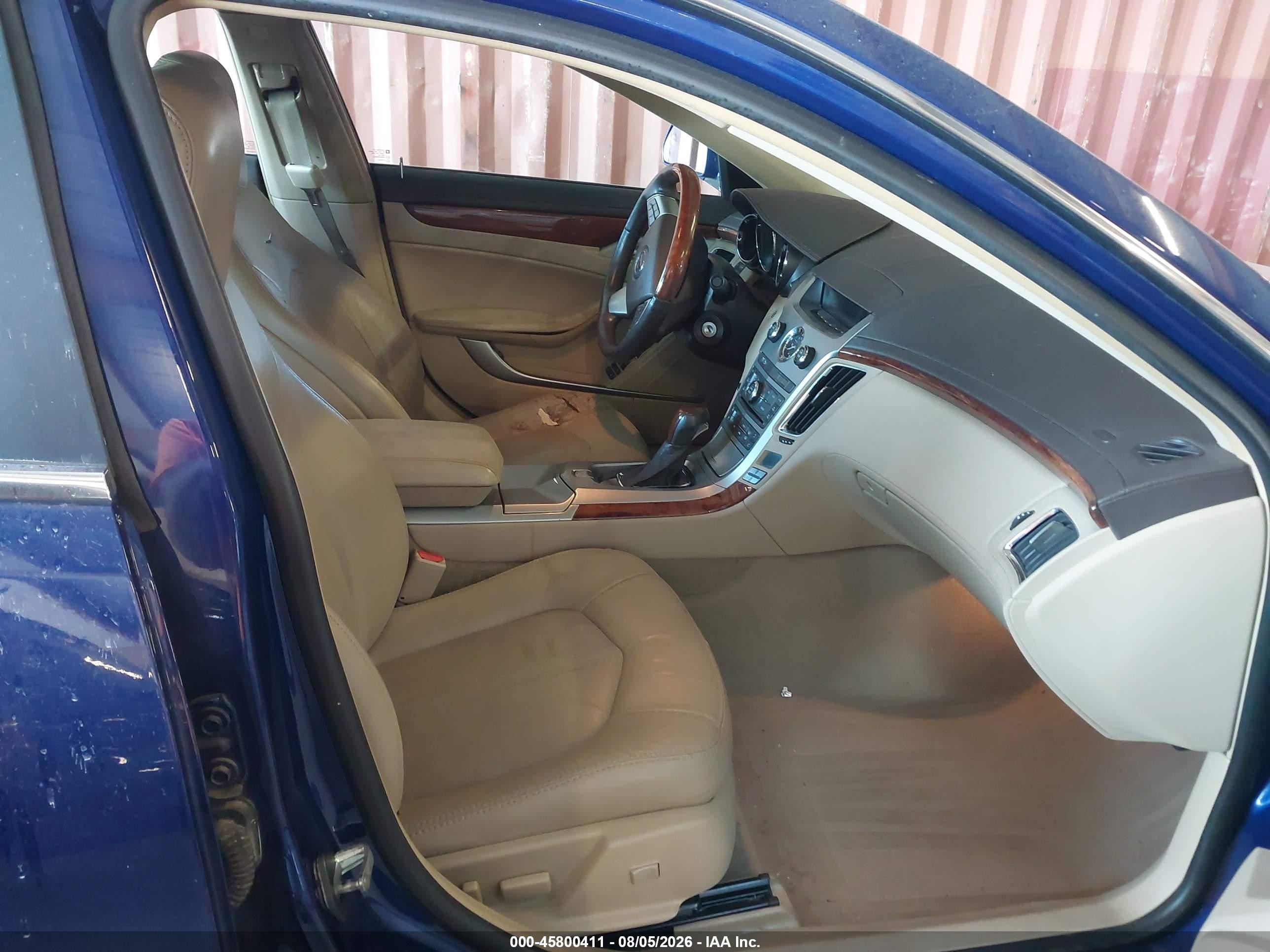 2012 Cadillac Cts Luxury Blue vin: 1G6DE5E53C0150390