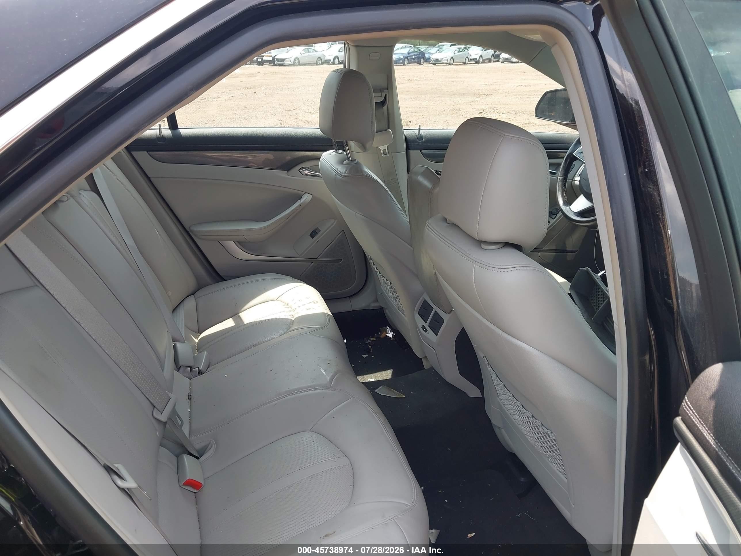 2013 Cadillac Cts Luxury Black vin: 1G6DE5E53D0101076