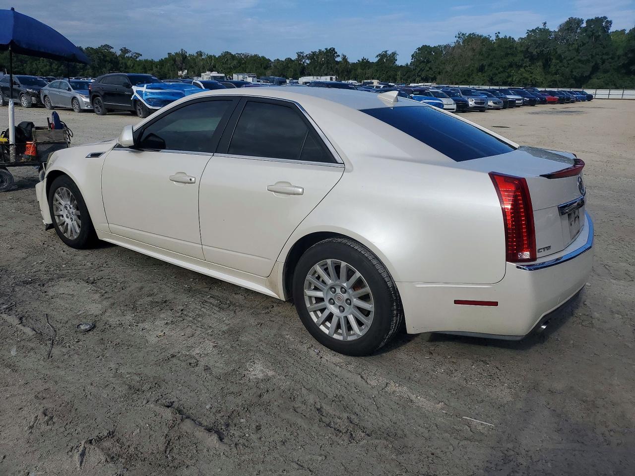 2012 Cadillac Cts Luxury Collection White vin: 1G6DE5E54C0117768