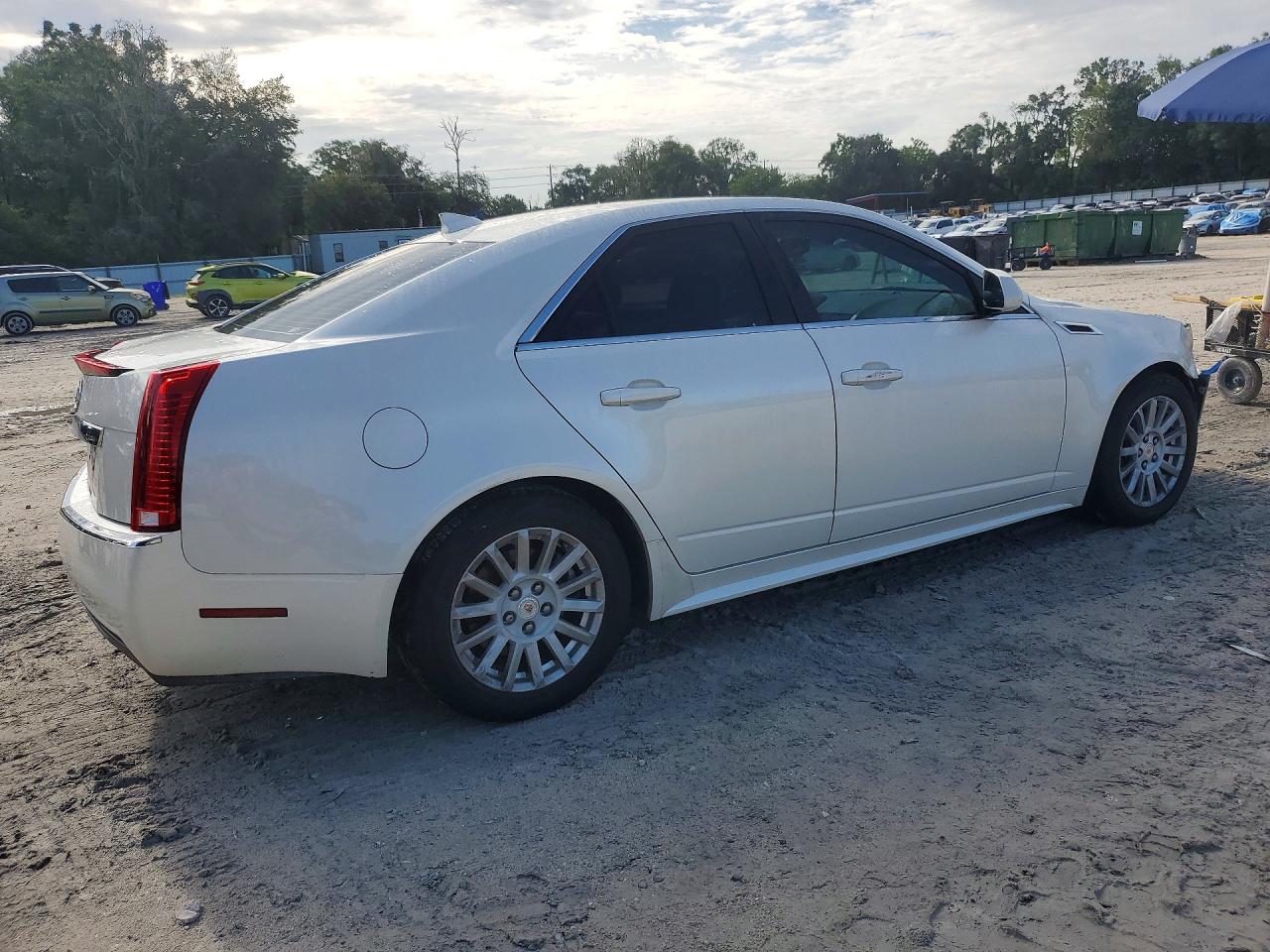 2012 Cadillac Cts Luxury Collection White vin: 1G6DE5E54C0117768