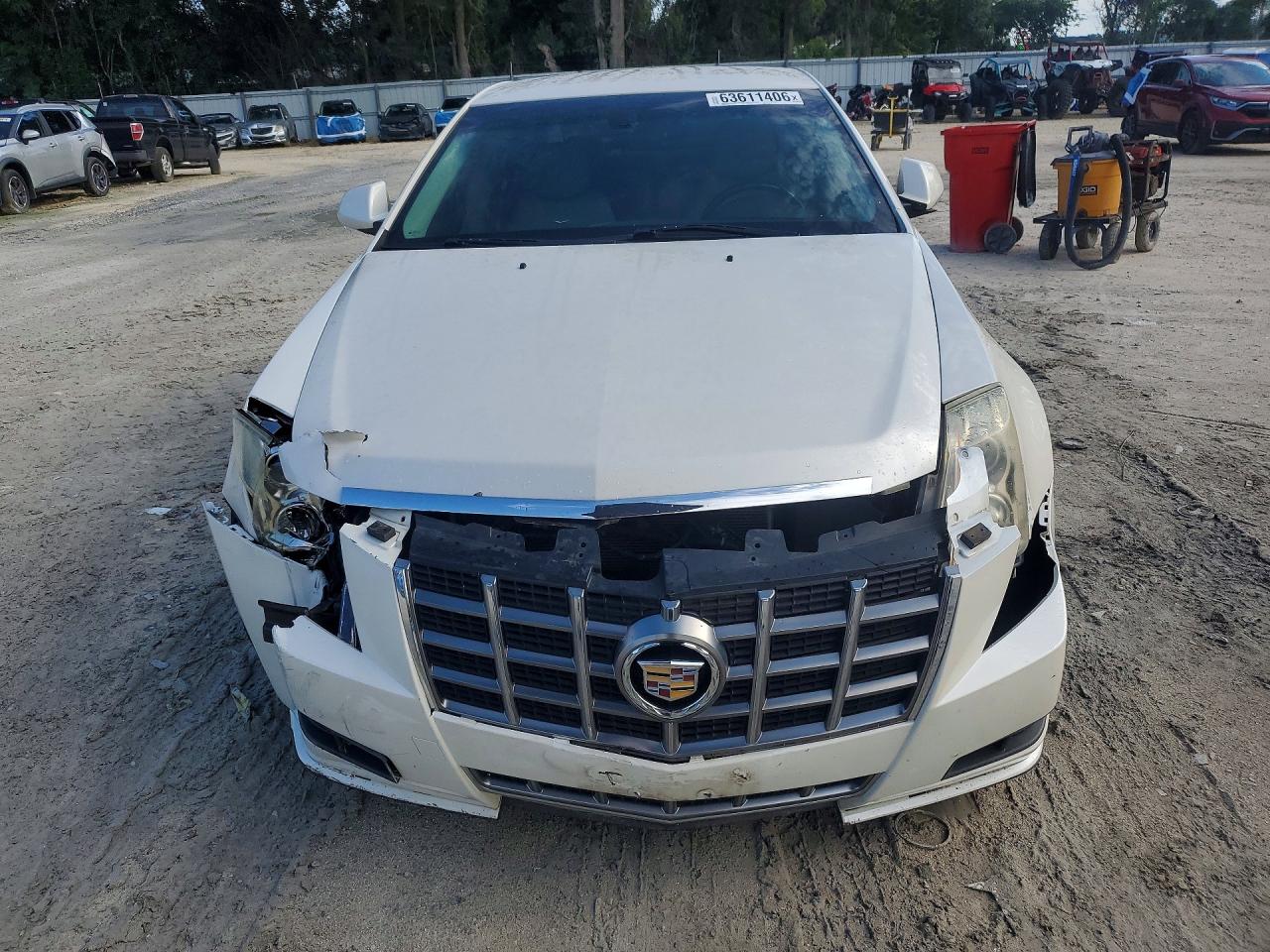 2012 Cadillac Cts Luxury Collection White vin: 1G6DE5E54C0117768