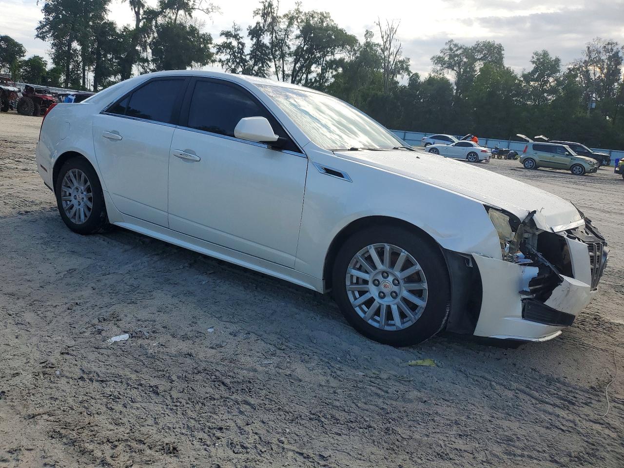 2012 Cadillac Cts Luxury Collection White vin: 1G6DE5E54C0117768