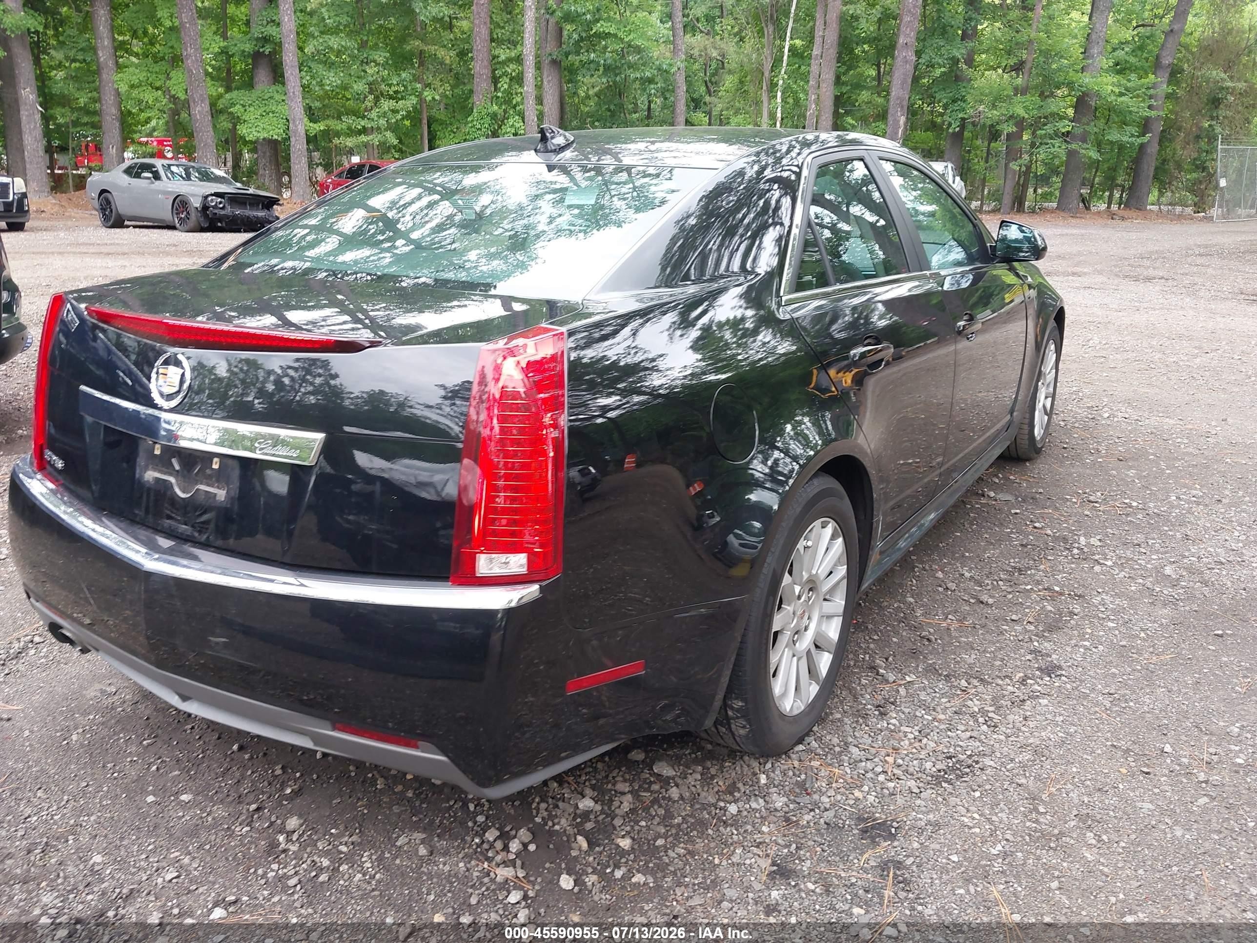 2013 Cadillac Cts Luxury Black vin: 1G6DE5E54D0107131