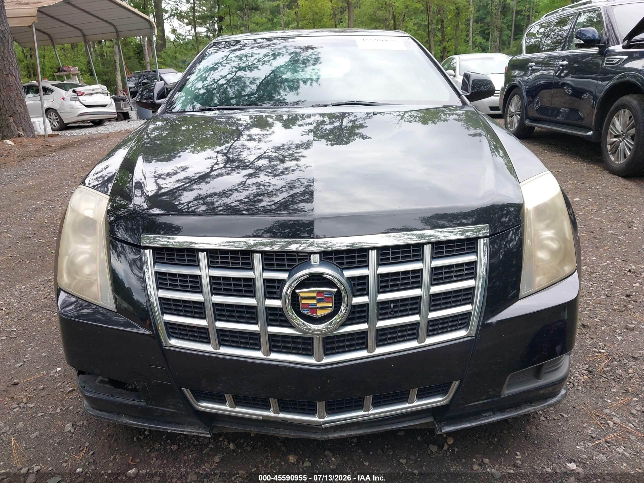 2013 Cadillac Cts Luxury Black vin: 1G6DE5E54D0107131