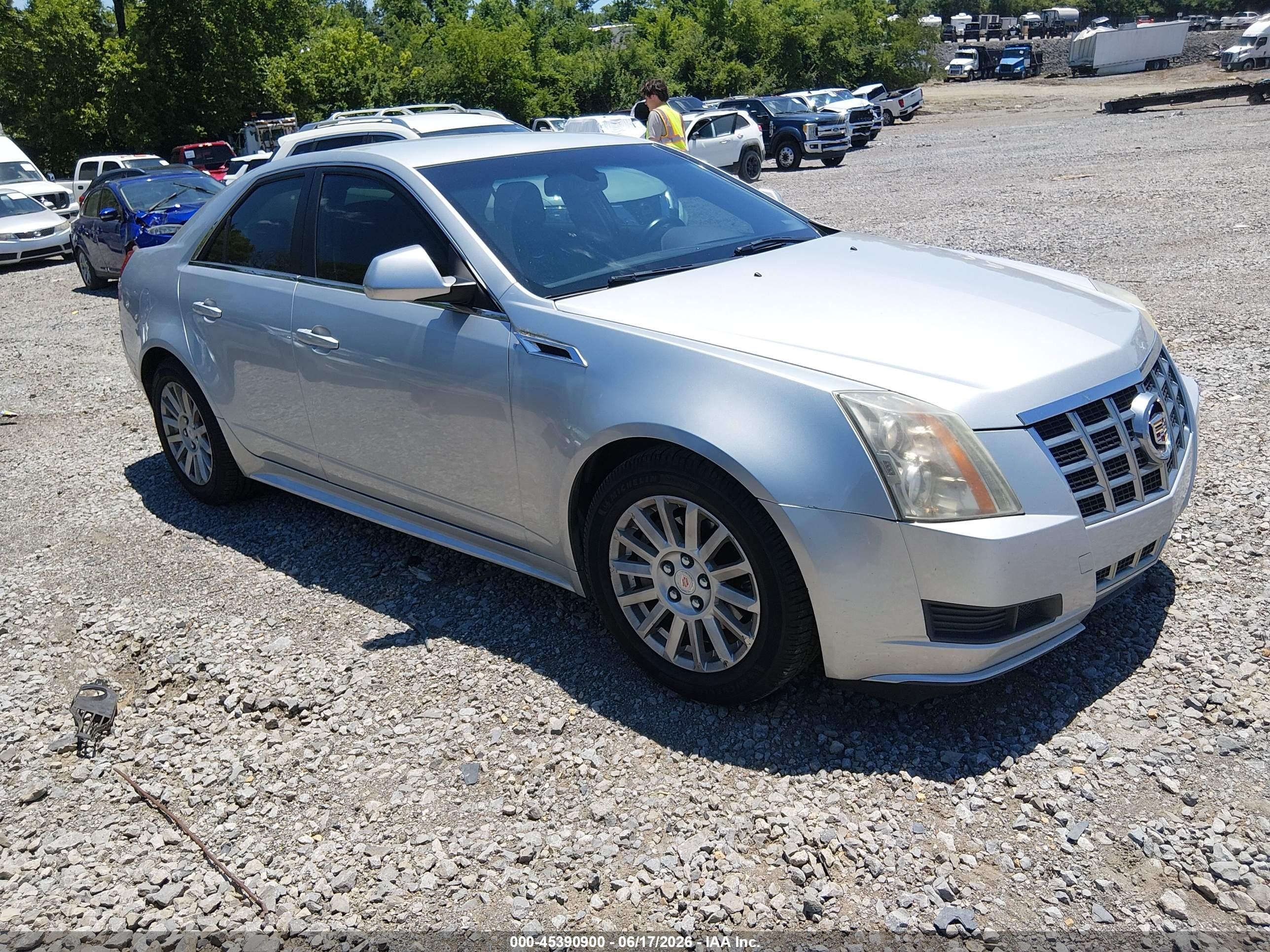 2013 Cadillac Cts Luxury Silver vin: 1G6DE5E55D0157052