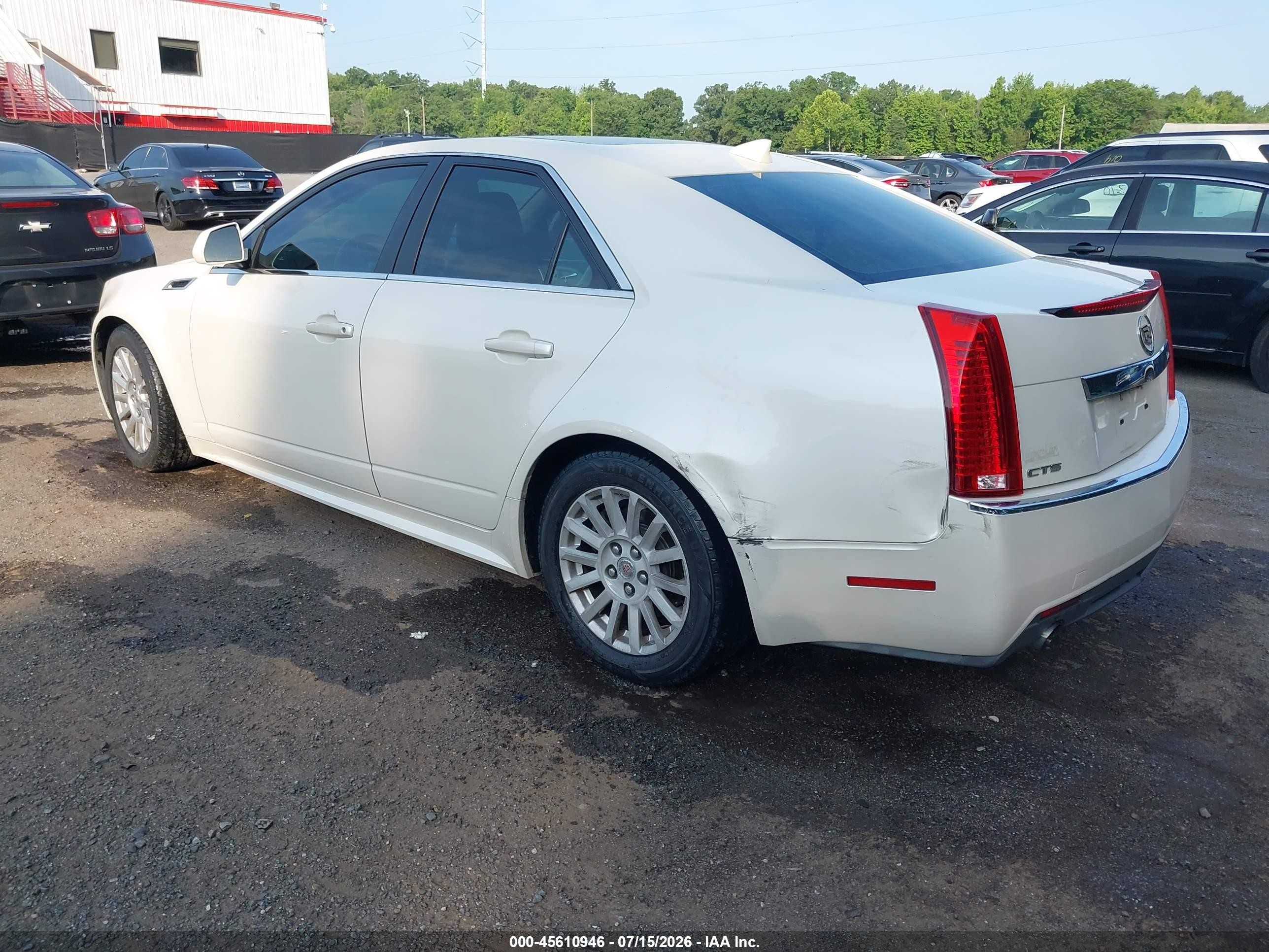 2013 Cadillac Cts Luxury White vin: 1G6DE5E56D0144830