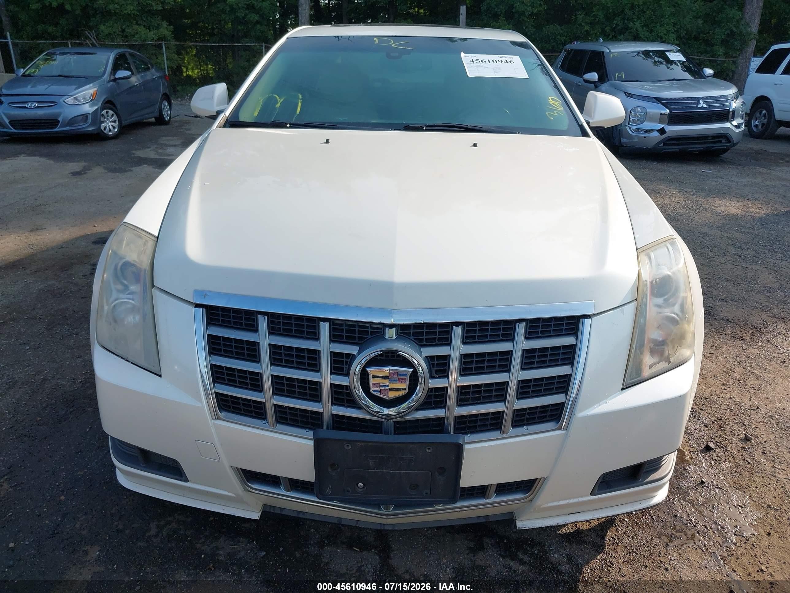 2013 Cadillac Cts Luxury White vin: 1G6DE5E56D0144830