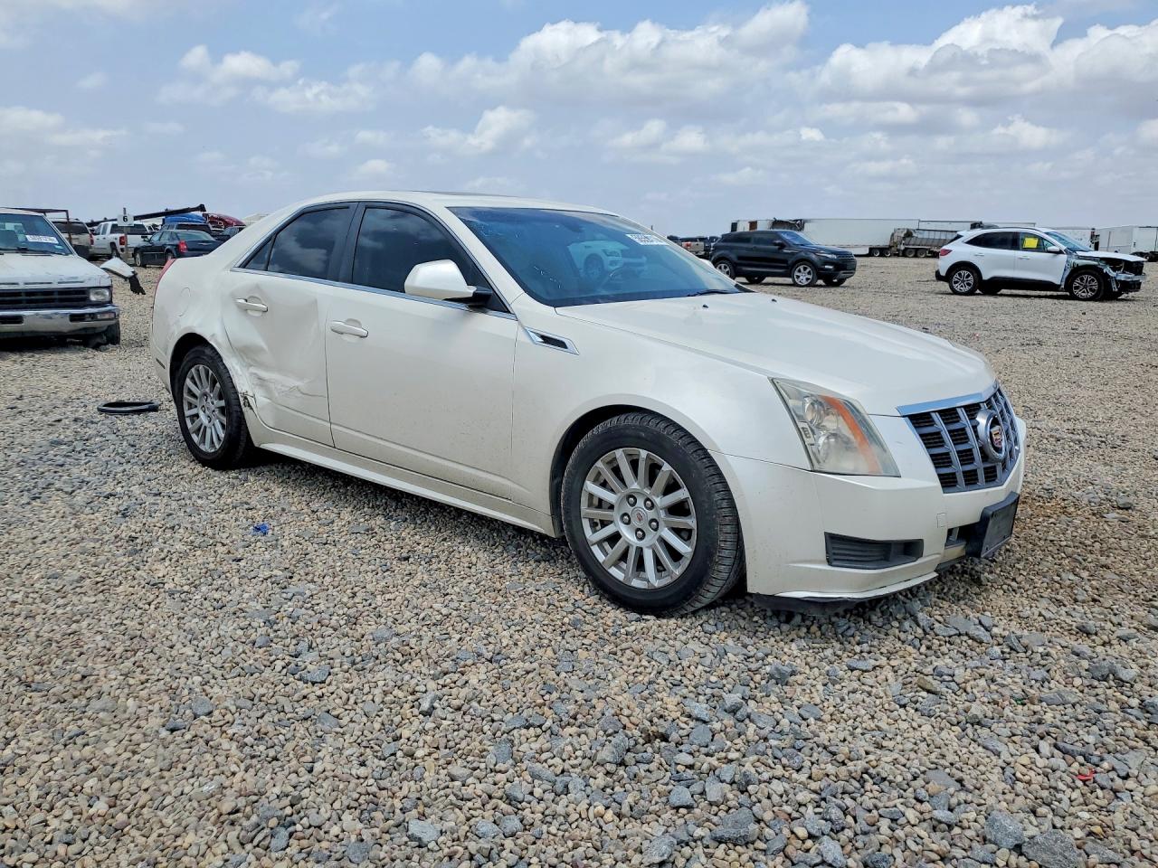 2012 Cadillac Cts Luxury Collection White vin: 1G6DE5E57C0101869