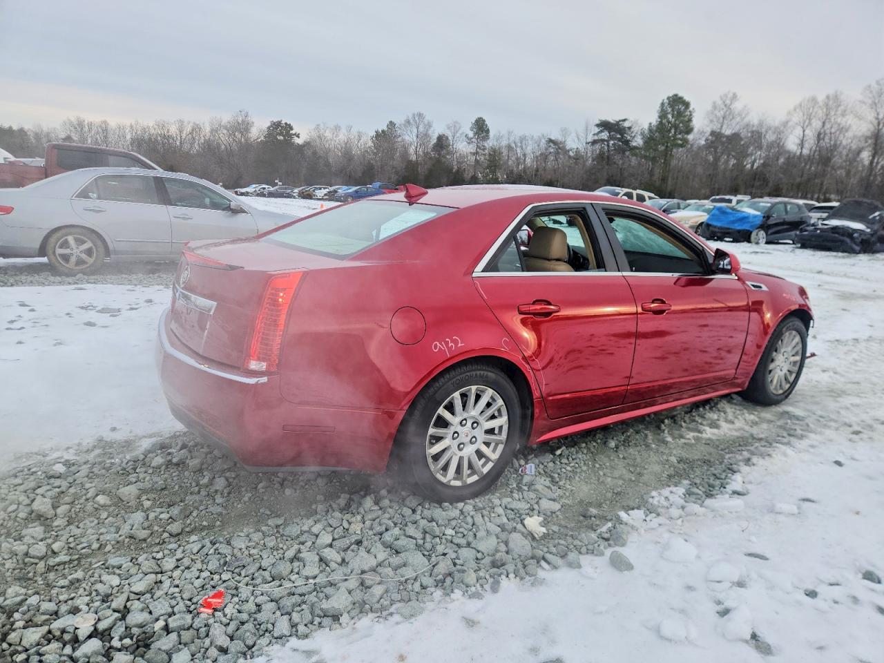 2013 Cadillac Cts Luxury Collection Burgundy vin: 1G6DE5E57D0145324