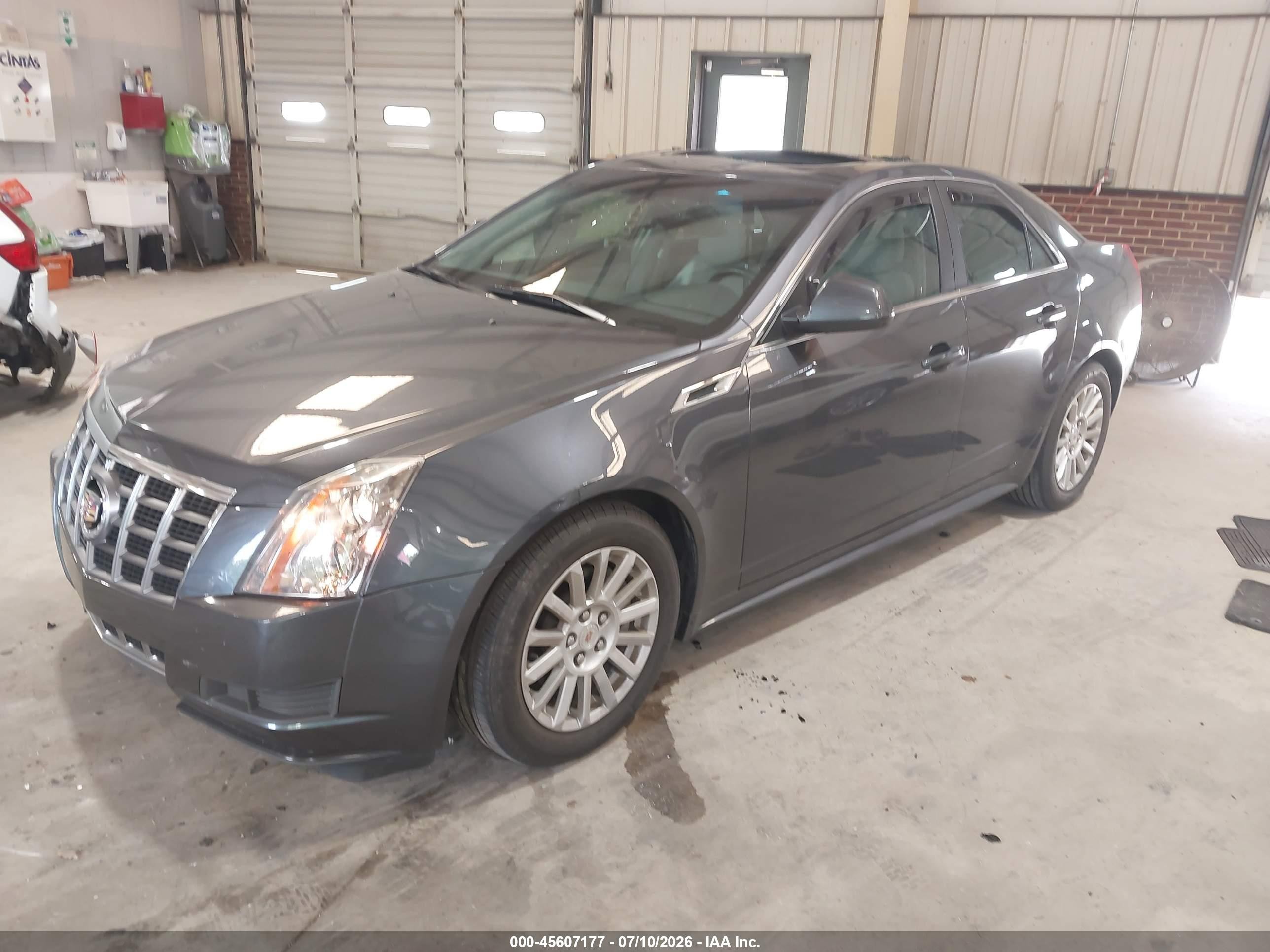 2013 Cadillac Cts Luxury Серый vin: 1G6DE5E57D0152046