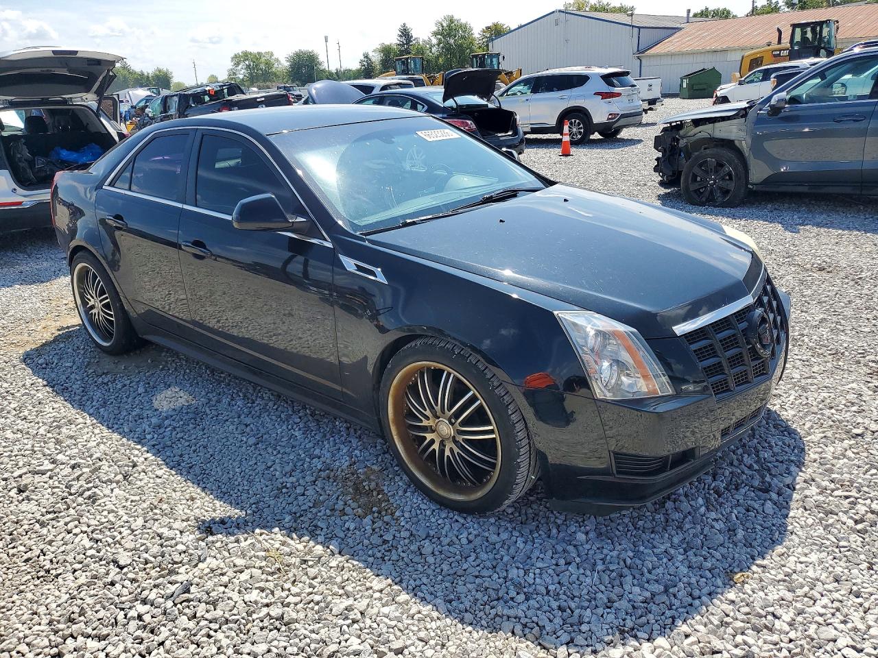 2012 Cadillac Cts Luxury Collection Black vin: 1G6DE5E58C0101623