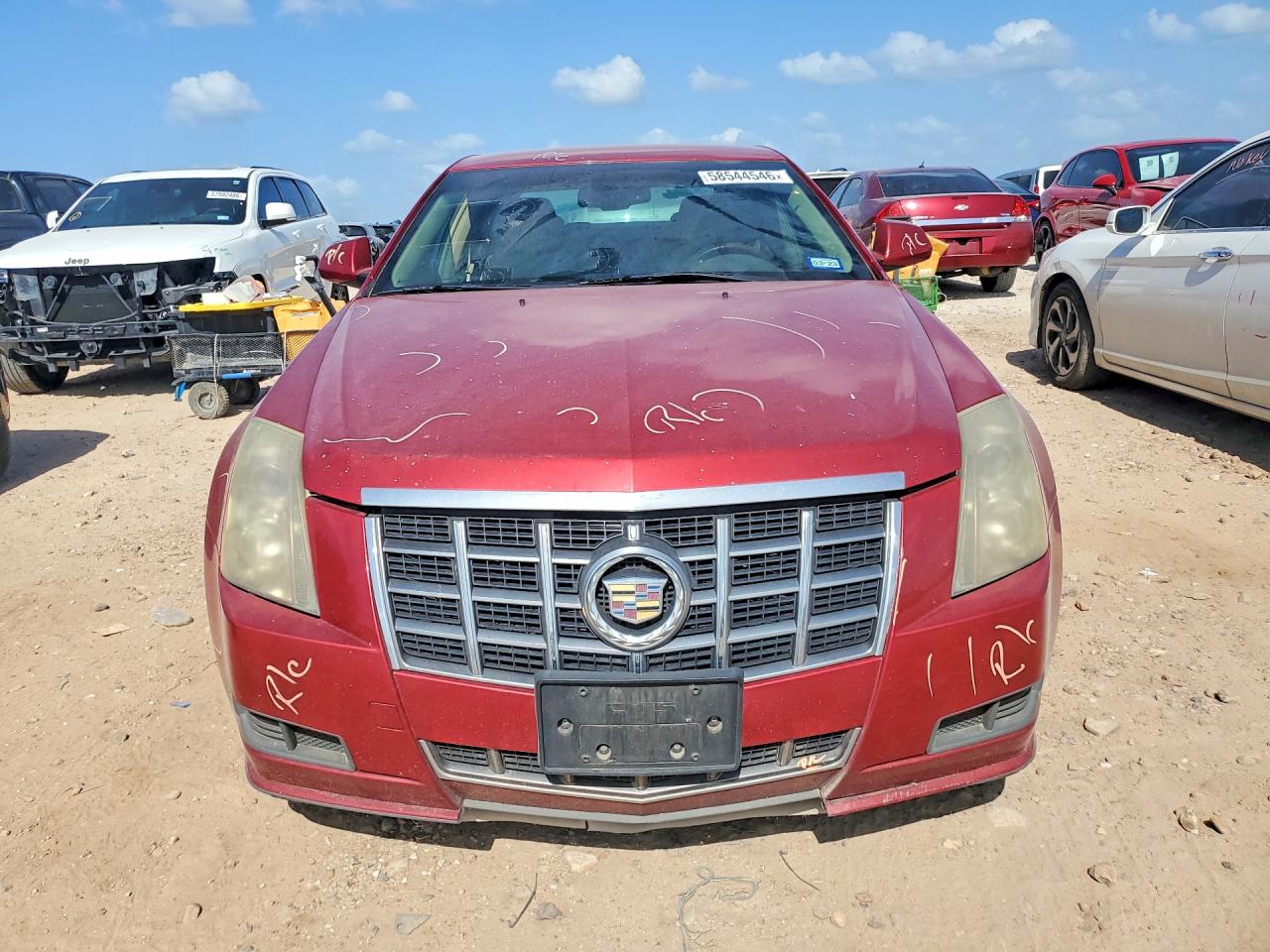 2012 Cadillac Cts Luxury Collection Red vin: 1G6DE5E58C0141331