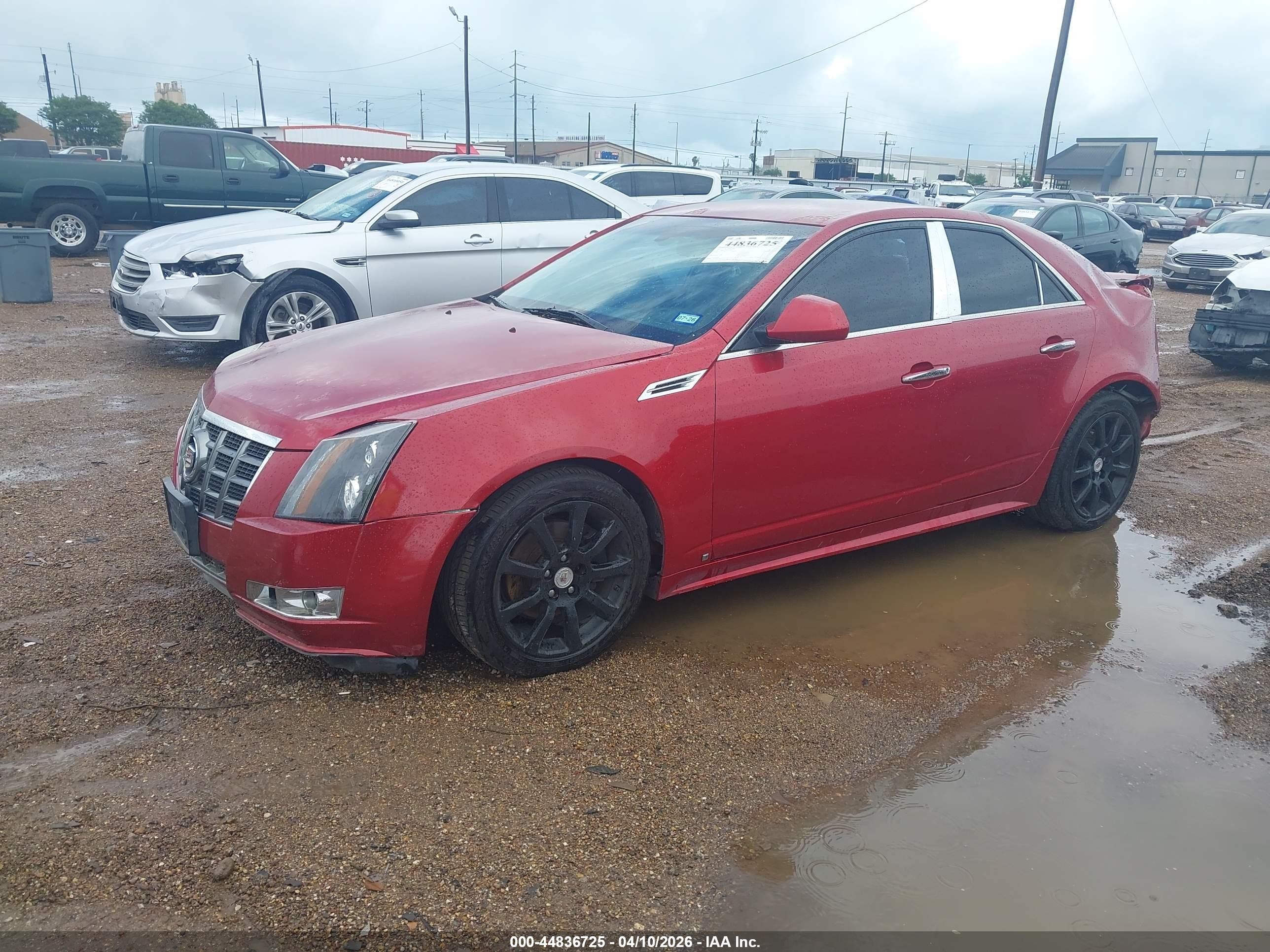 2012 Cadillac Cts Luxury Red vin: 1G6DE5E58C0152071