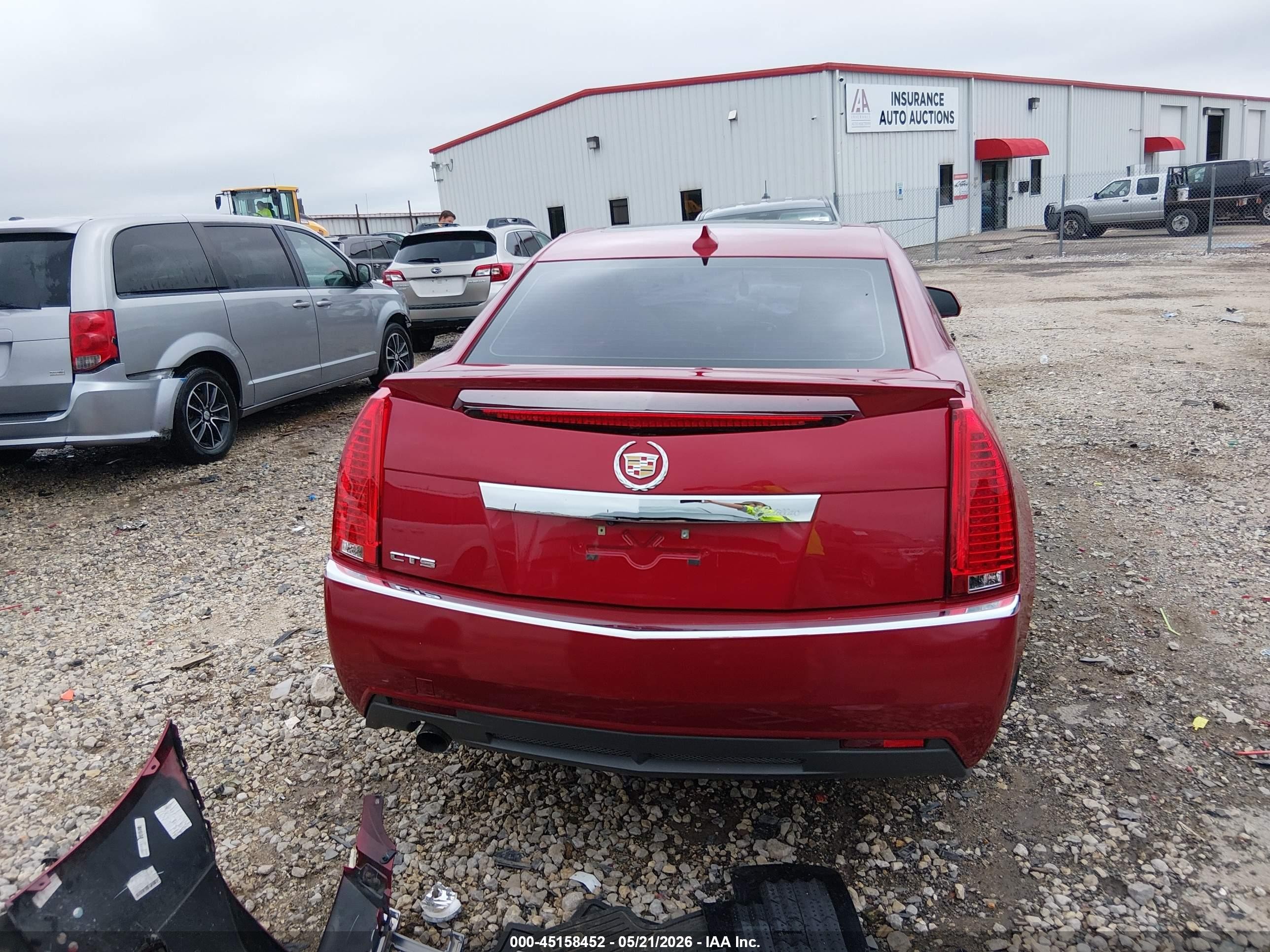2012 Cadillac Cts Luxury Red vin: 1G6DE5E59C0113599