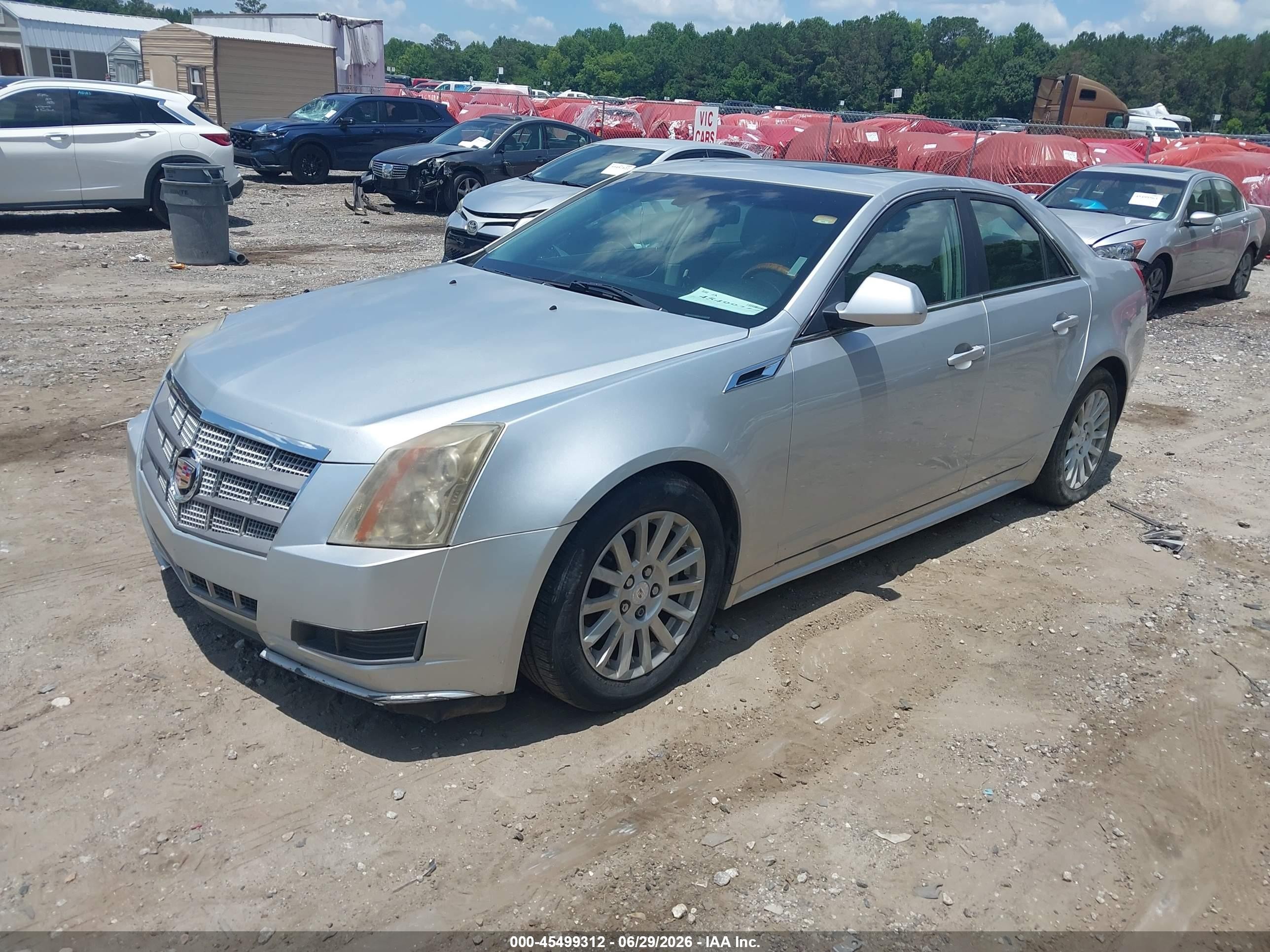 2012 Cadillac Cts Luxury Silver vin: 1G6DE5E5XC0101199