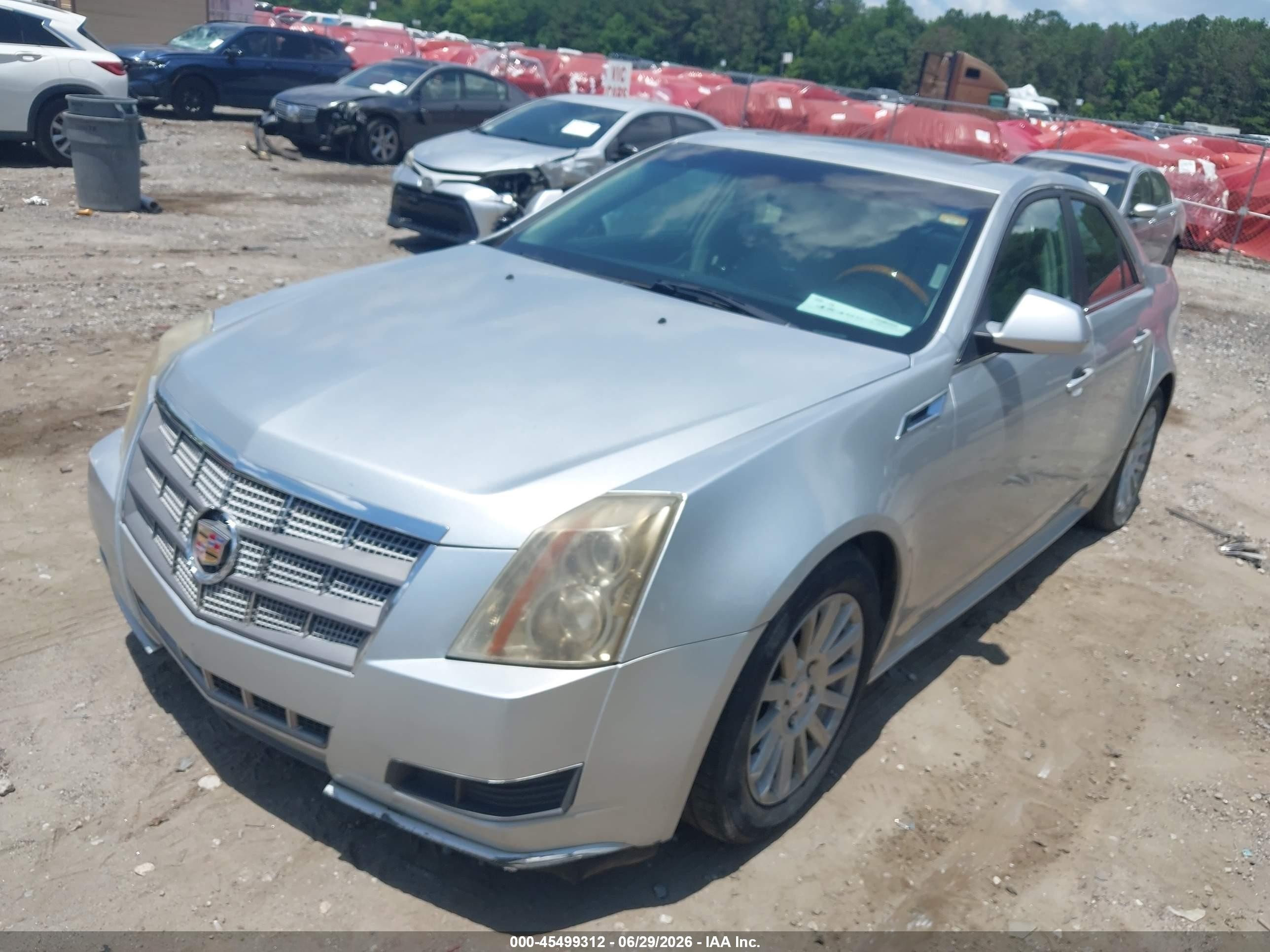 2012 Cadillac Cts Luxury Silver vin: 1G6DE5E5XC0101199