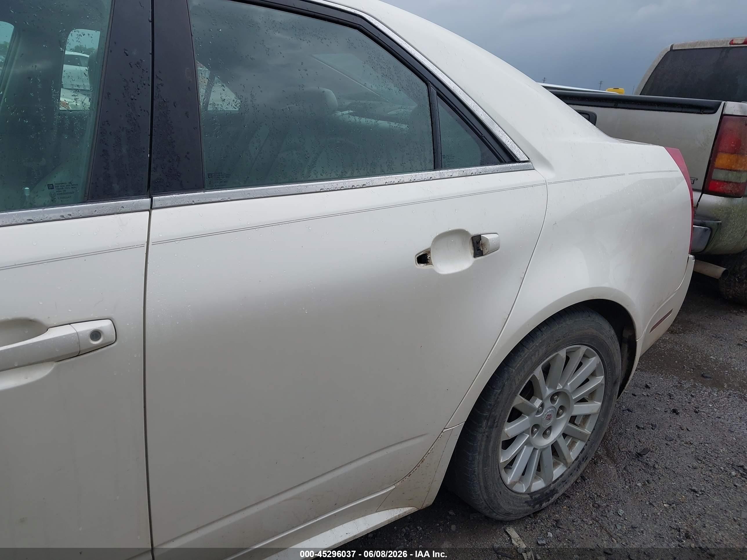2010 Cadillac Cts Luxury White vin: 1G6DE5EG2A0123213